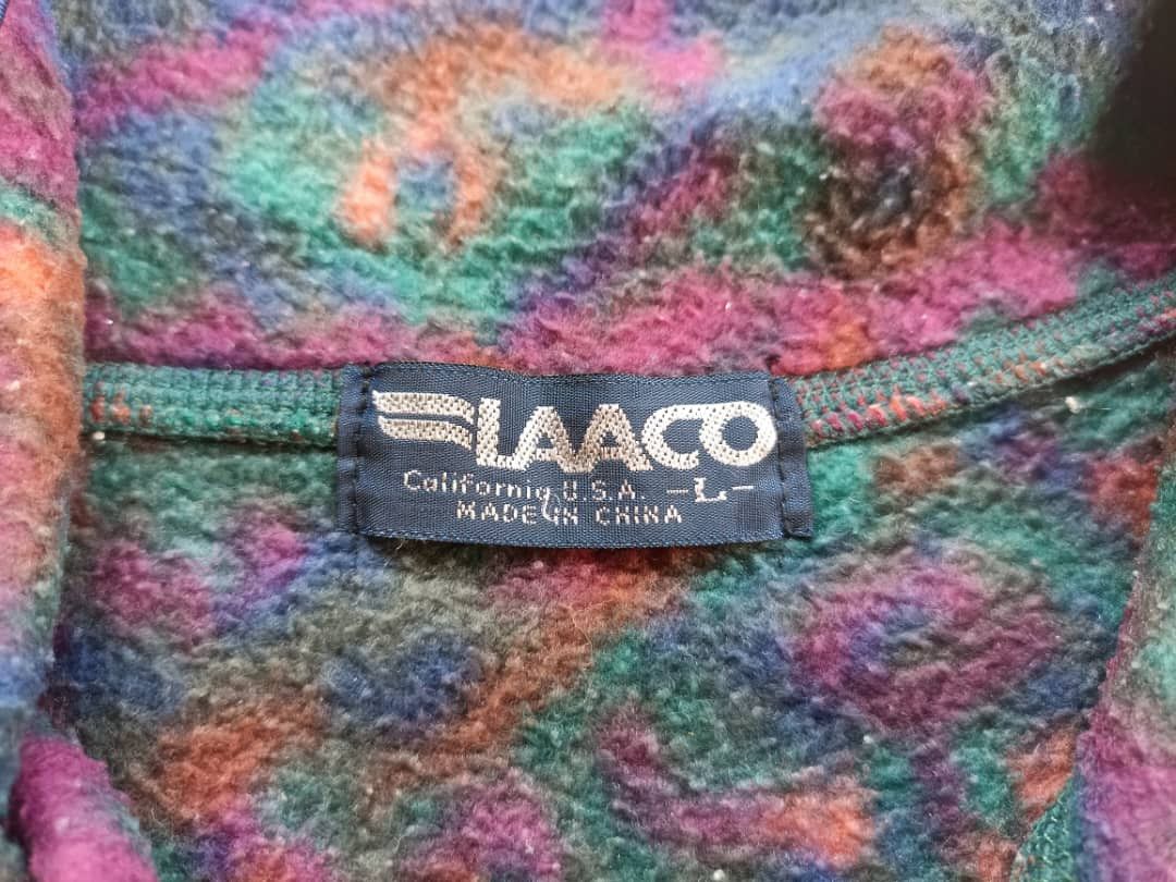 Japanese Brand × Vintage Vintage LAACO Sweatshirt Fleece Half zip Size US L / EU 52-54 / 3 - 9 Thumbnail