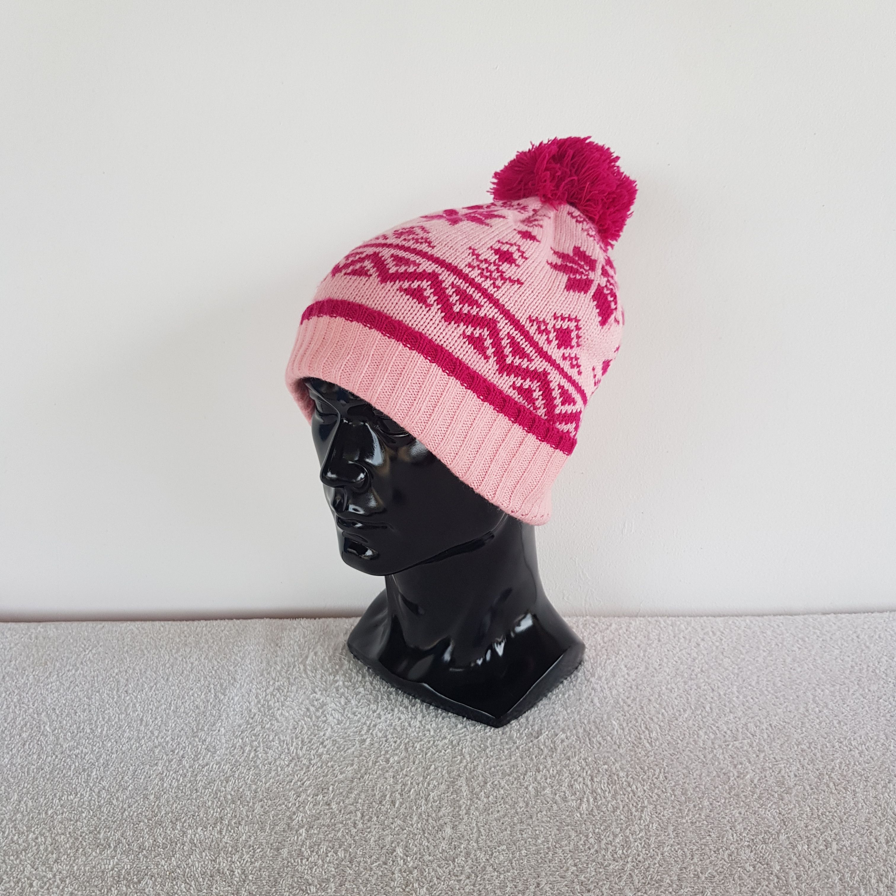 Japanese Brand Vintage Japanese Beanie Ribbed Knit Pom Pom Snow Caps Hats. Size ONE SIZE - 2 Thumbnail