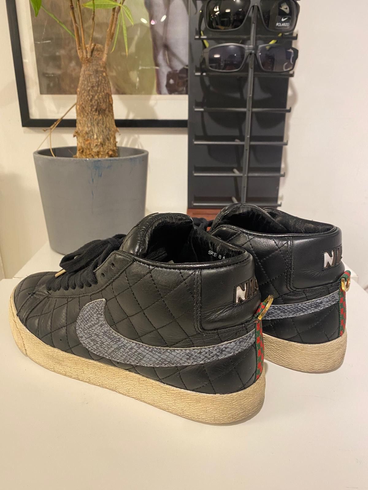 Nike × Supreme Nike x Supreme Blazer Black 2006 Size US 8.5 / EU 41-42 - 4 Thumbnail