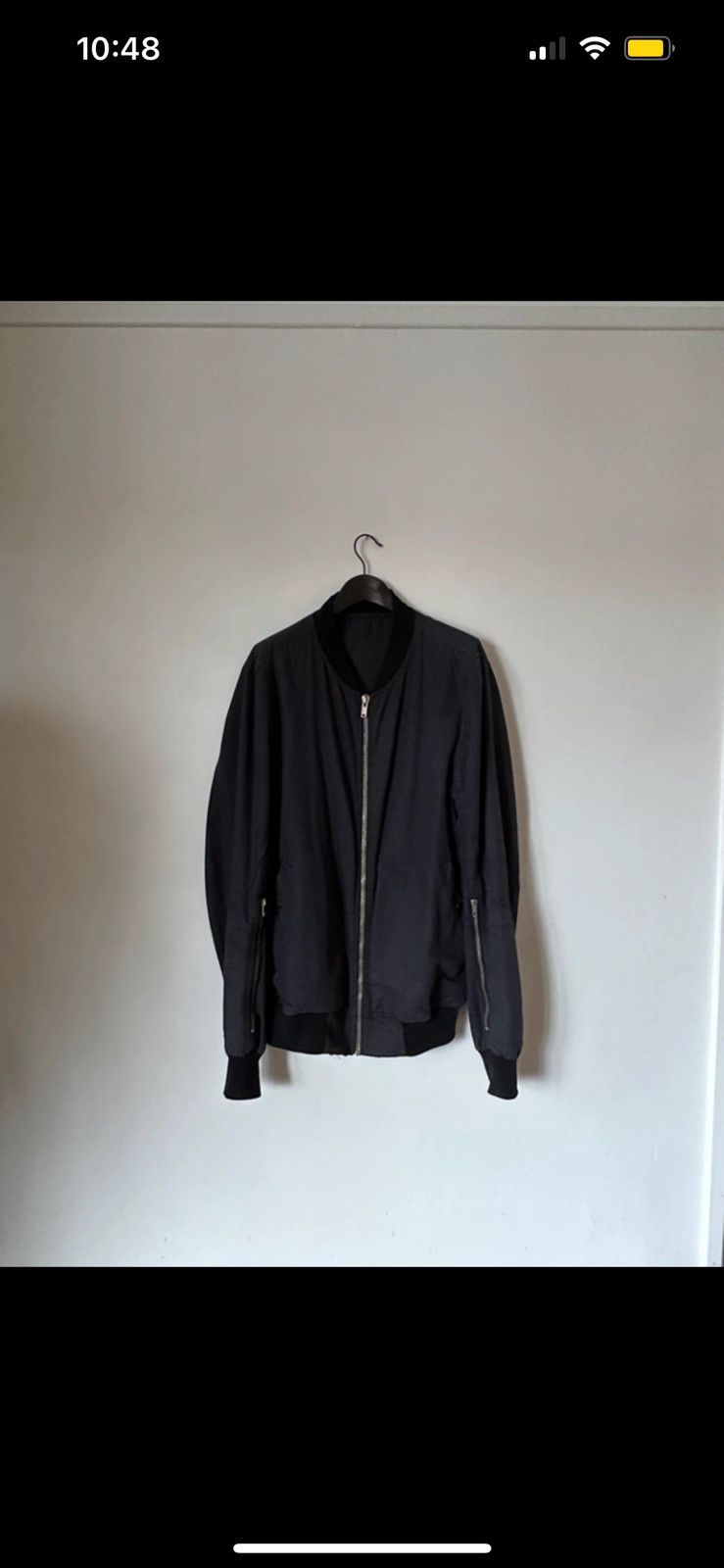 Rick Owens Rick Owens Bomber Black Size US XL / EU 56 / 4 - 9 Thumbnail