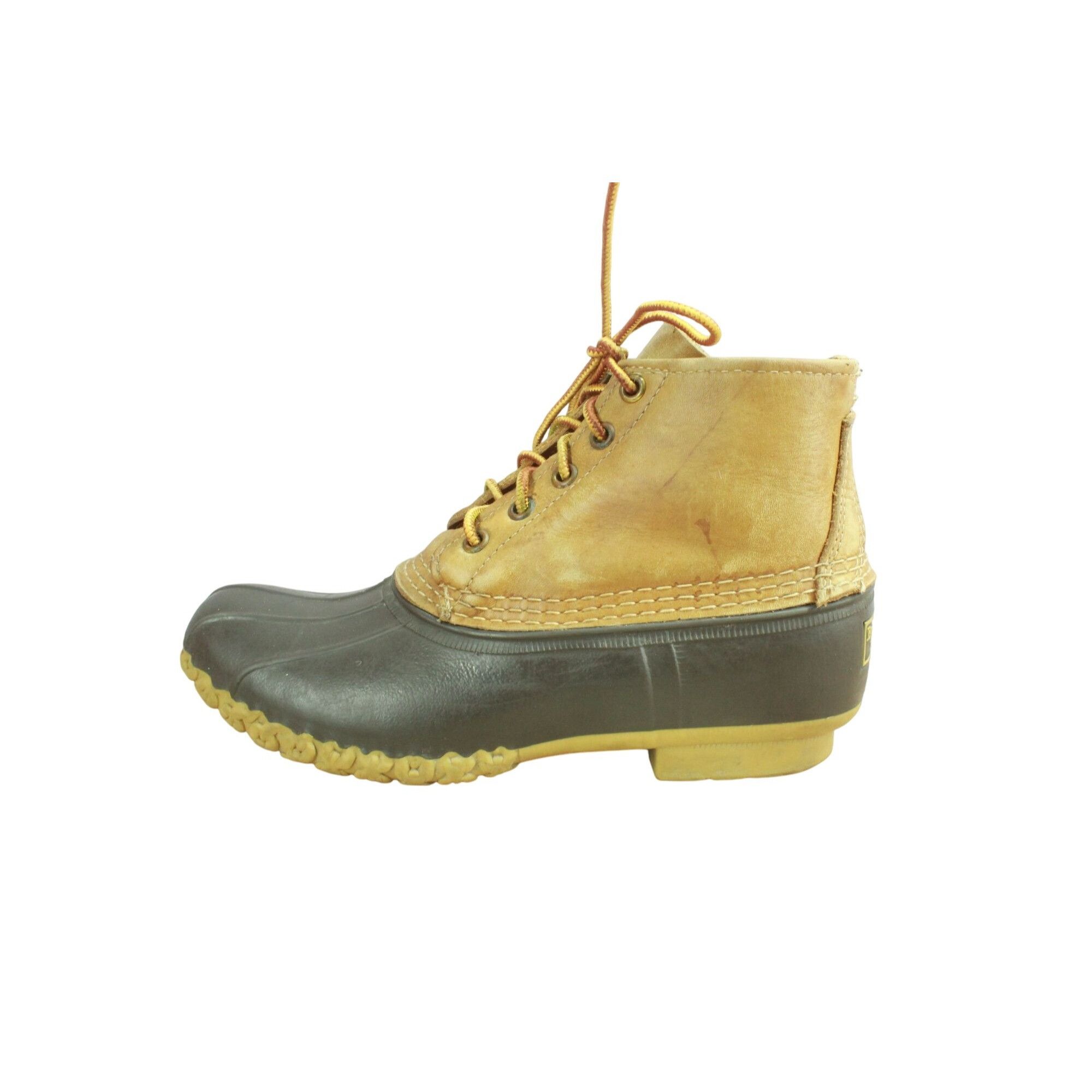 L.L. Bean LL Bean Women’s Leather Duck Boots Unlined Size 7 Narrow Size US 7 / IT 37 - 1 Thumbnail