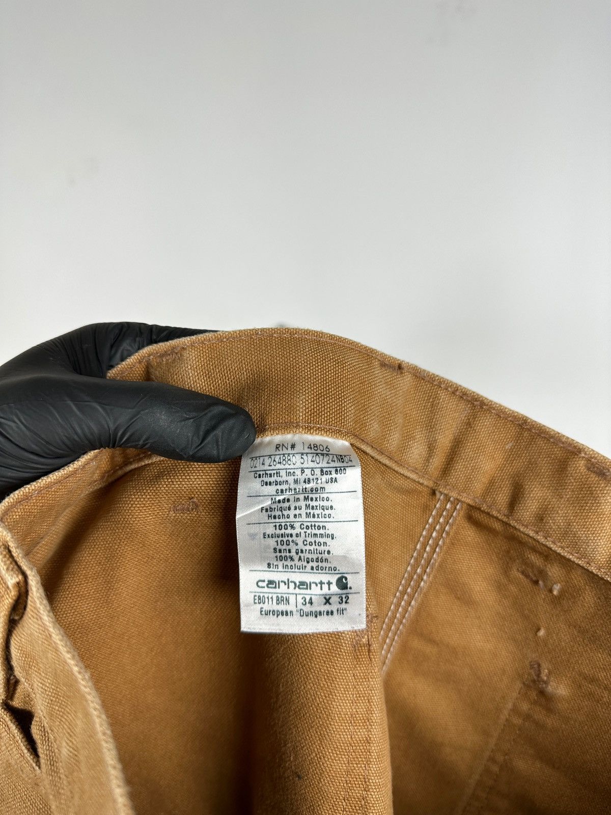 Carhartt Vintage Carhartt Single Knee Mustard Cargo Pants Size US 34 / EU 50 - 15 Thumbnail