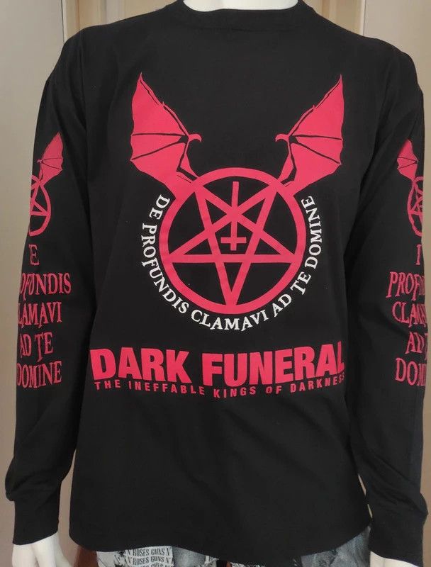 Band Tees Dark Funeral T Shirt Vintage 2003 Tour Black Metal Rare Size US XL / EU 56 / 4 - 8 Thumbnail