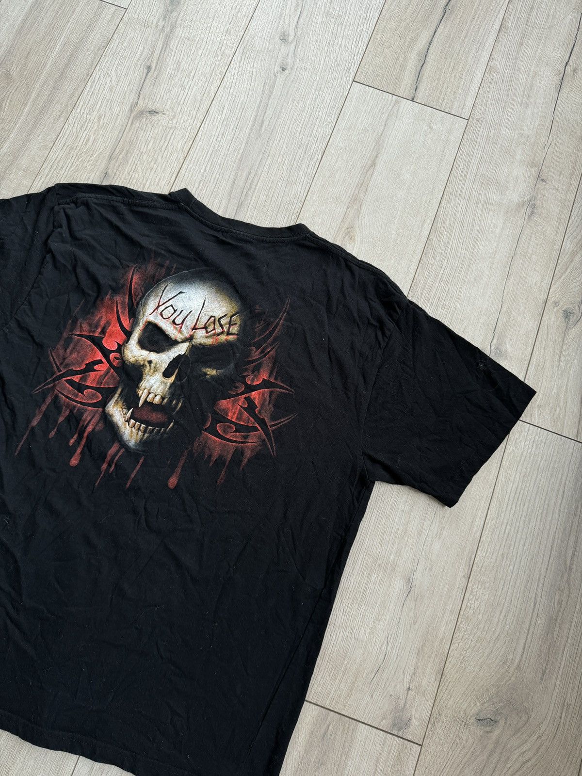 Band Tees Vintage Spiral Faded Boxy Tee (Game Over You Lose ) Size US L / EU 52-54 / 3 - 8 Thumbnail