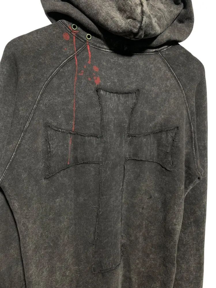 PPFM 🧨RARE🧨PPFM BISTRITA DRACULA BITE distressed cross hoodie a Size US M / EU 48-50 / 2 - 8 Thumbnail