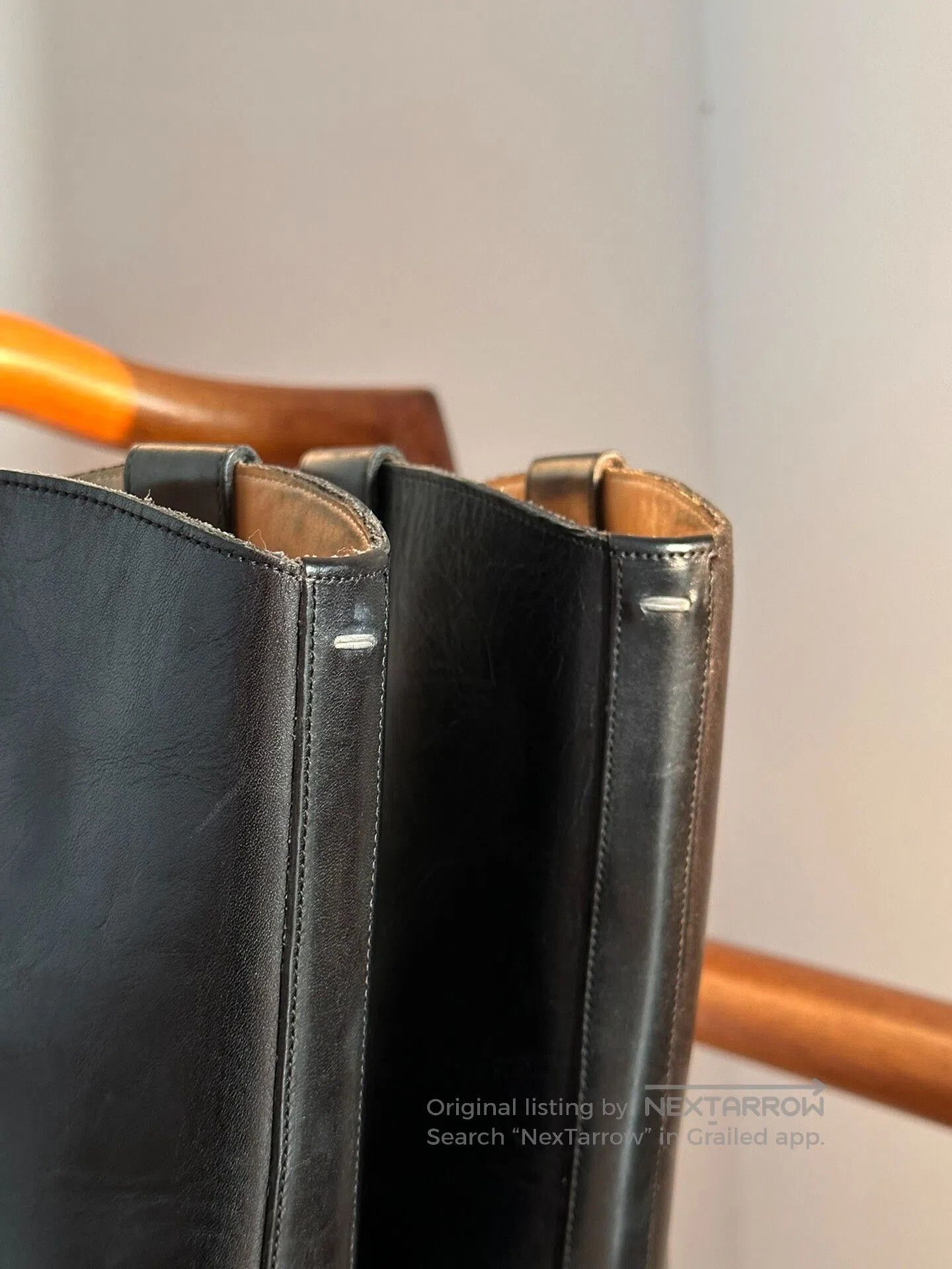 Maison Margiela Maison Martin Margiela Black Cowboy Boots. Size US 5 / IT 35 - 5 Thumbnail