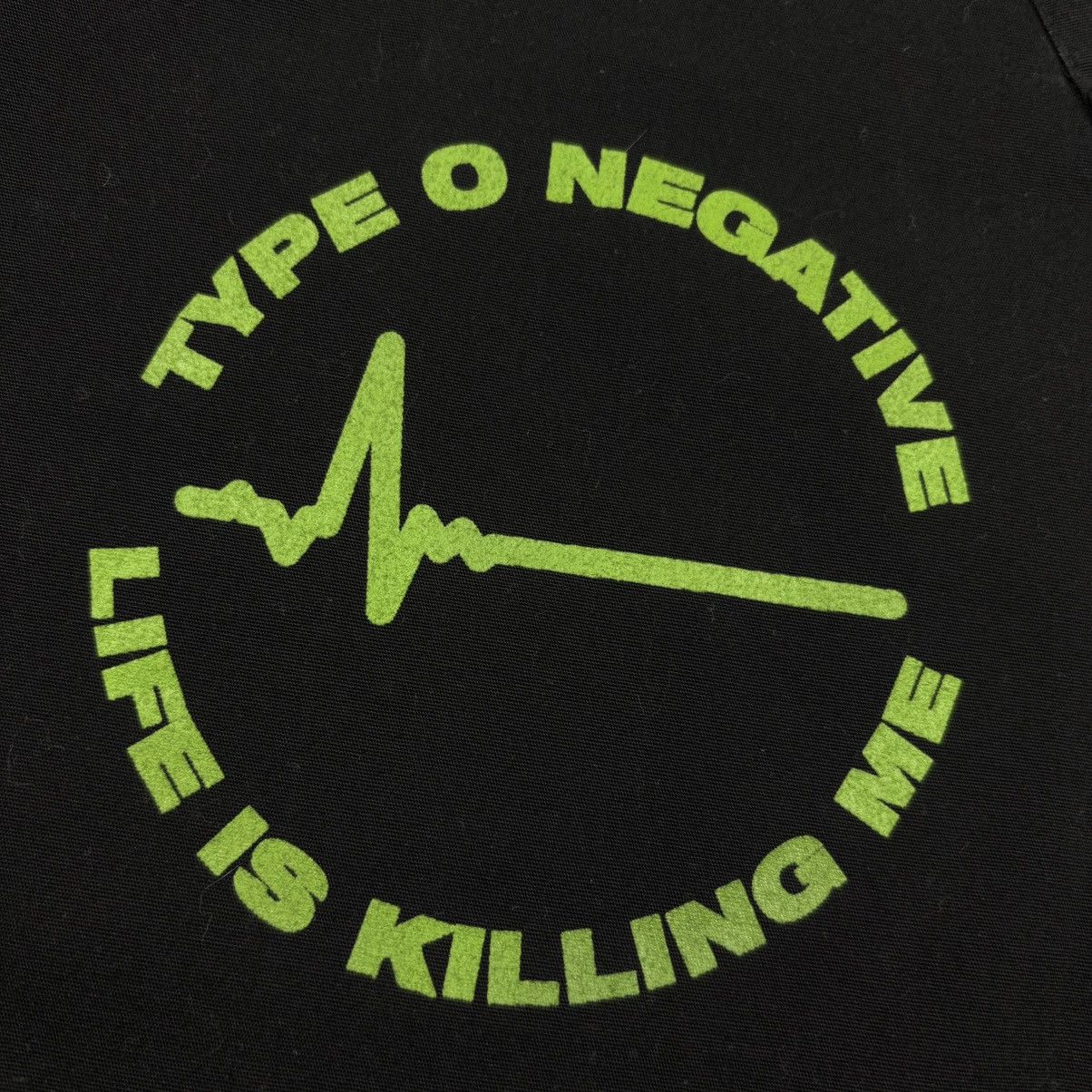 Band Tees Type O Negative x Dickies – Brooklyn Hospital Scrub Top 2003 Size US L / EU 52-54 / 3 - 3 Thumbnail
