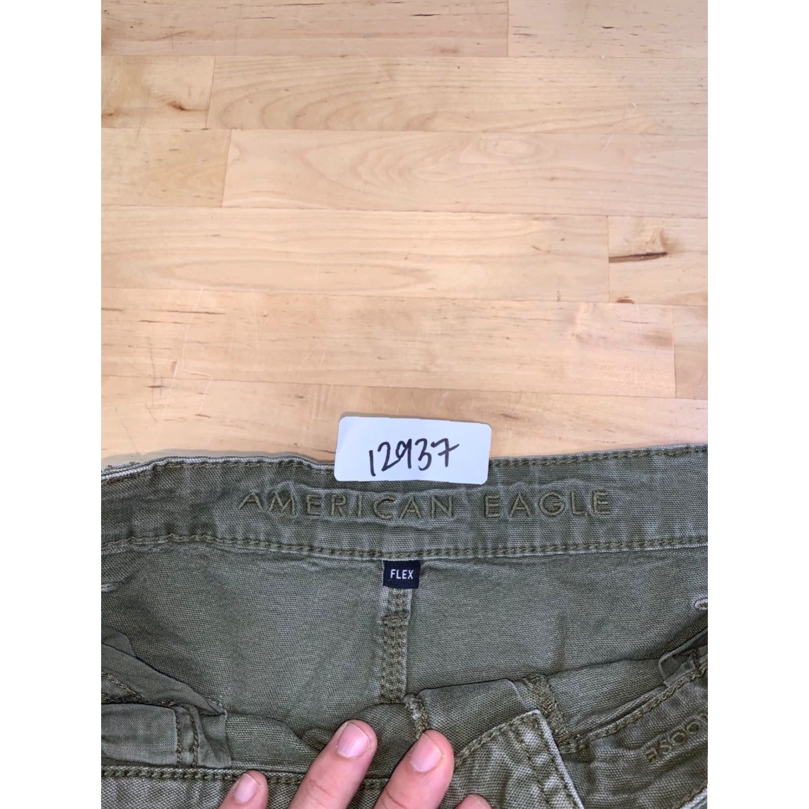 American Eagle Outfitters American Eagle Outfitters Jeans Men 38x30 Green Utility Carpenter 12937 Size US 38 / EU 54 - 2 Thumbnail