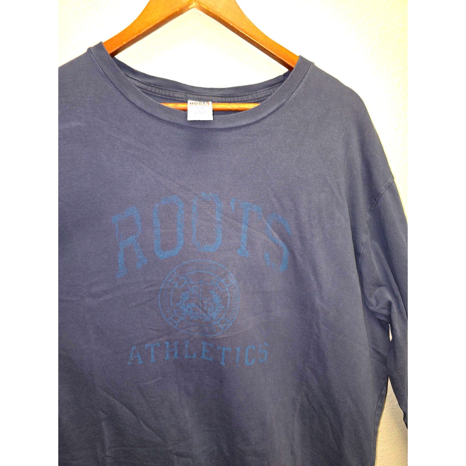 Other Vintage Roots Athletics Shirt Long Sleeve Graphic Blue XL Size US XL / EU 56 / 4 - 2 Thumbnail