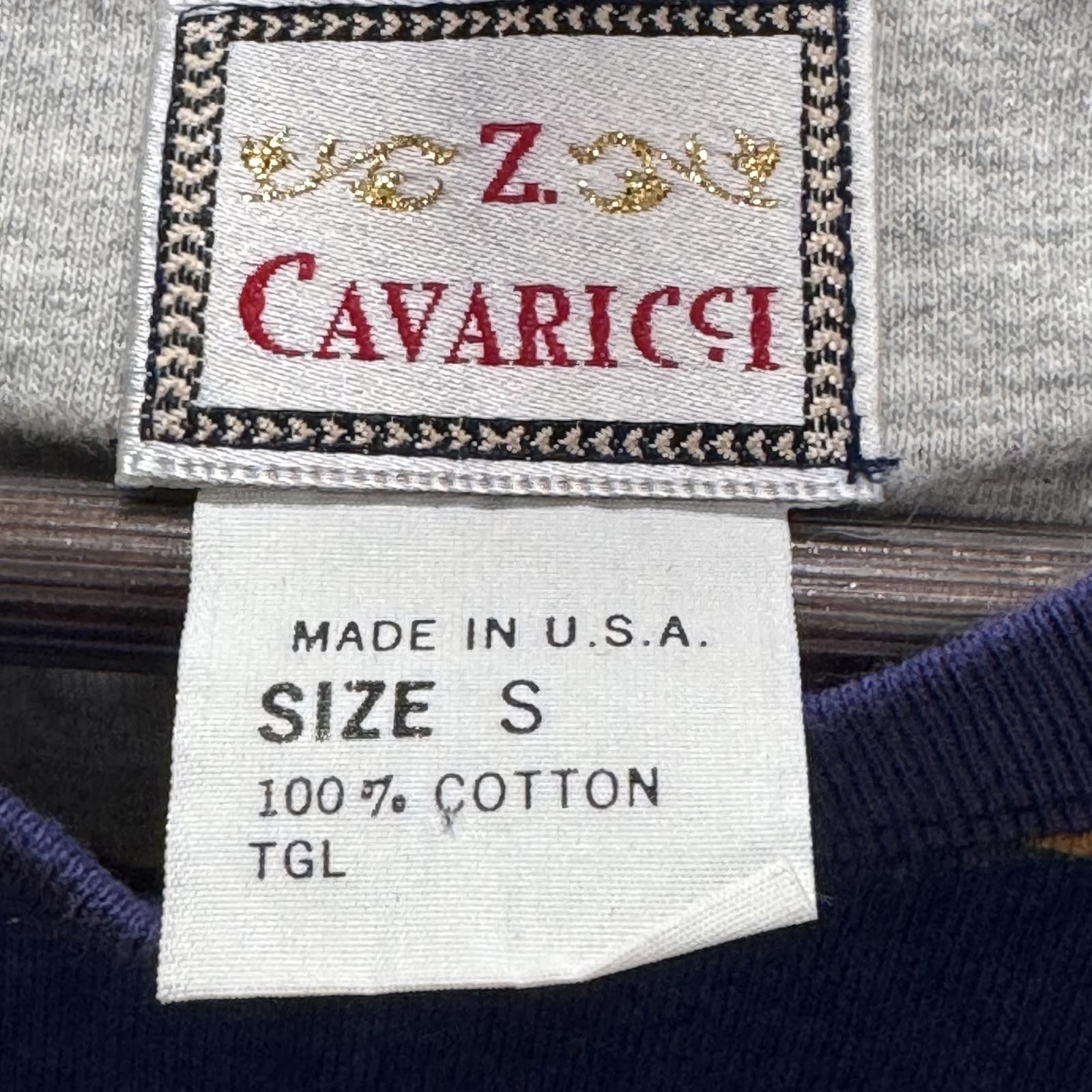 Designer Vintage 90s Z. Cavaricci Small Multi Stripe Embroidered Size S / US 4 / IT 40 - 5 Thumbnail
