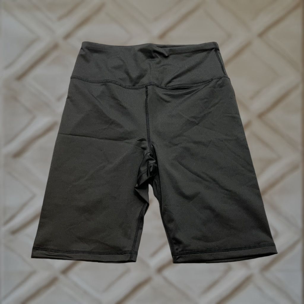 Vintage Unbranded Compression Shorts Womens M Black Stretch Active Gym Yoga New NWT Size 32" / US 10 / IT 46 - 1 Thumbnail