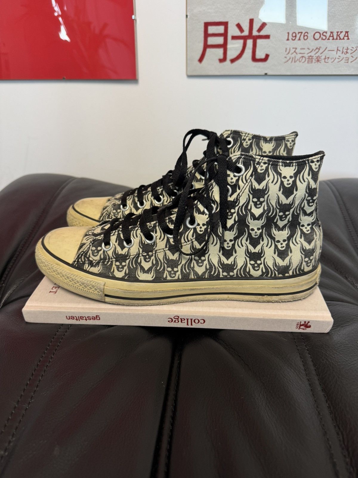 Converse Vintage Converse Chuck Taylor Devil High Top Avant Garde Size US 9.5 / EU 42-43 - 1 Thumbnail
