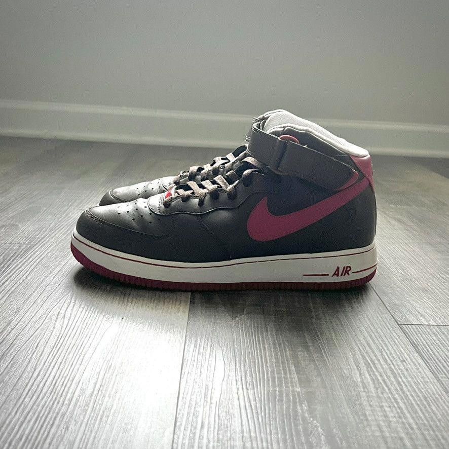 Nike NIKE • Air Force 1 Mid 07 Players "Brown/Red" (11.5M) Size US 11.5 / EU 44-45 - 8 Thumbnail