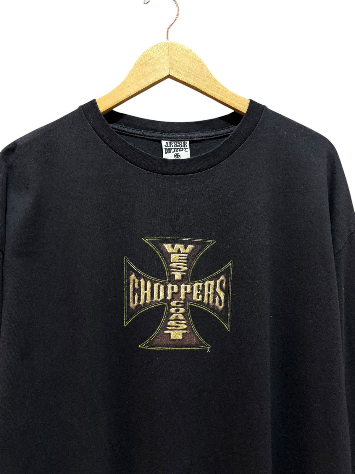 West Coast Choppers Vintage West Cost Chopper Long Beach Long Sleeve Tshirt Size US XL / EU 56 / 4 - 10 Thumbnail