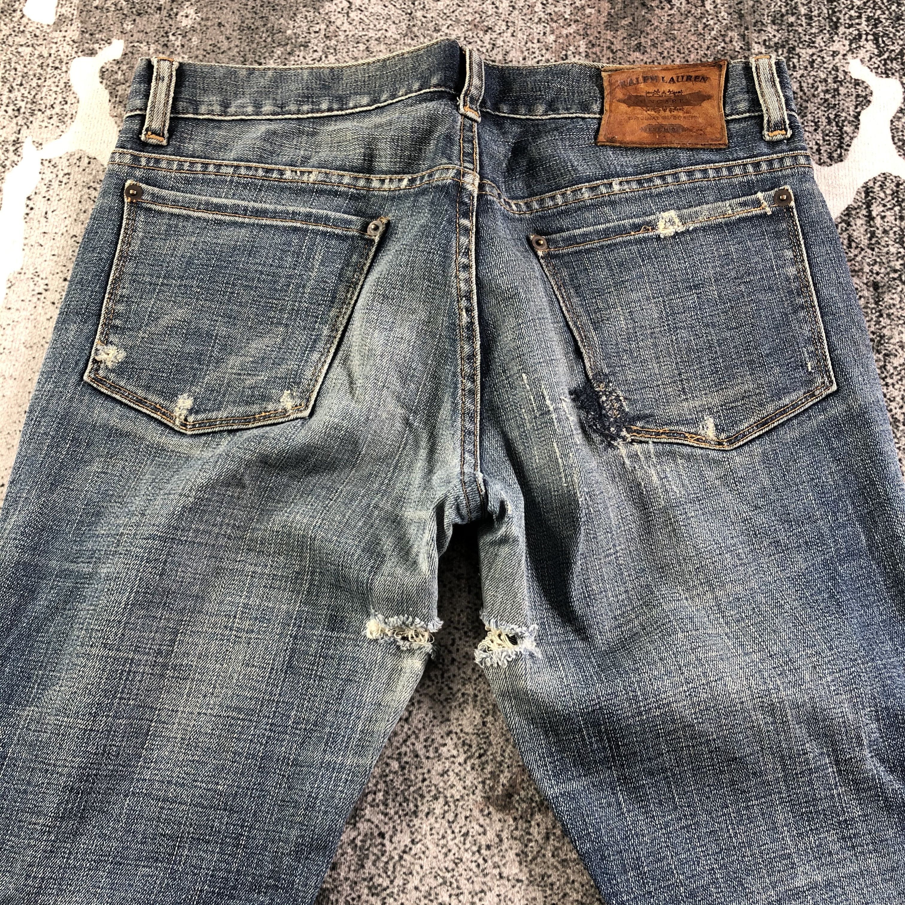 Ralph Lauren Vintage Distressed Ralph Lauren Jeans KJ2233 Size US 27 - 4 Thumbnail