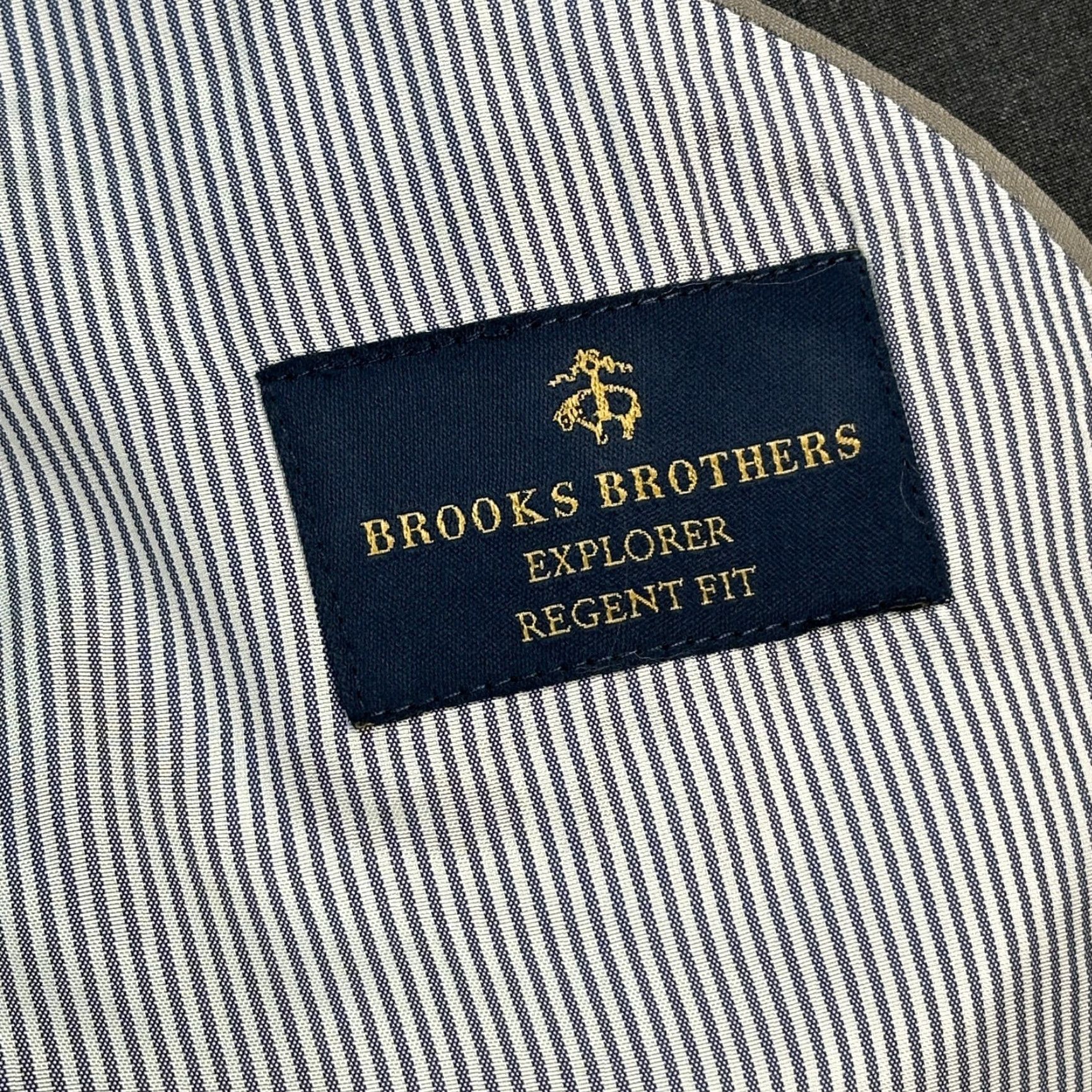 Brooks Brothers Brooks Brothers Explorer Blazer Mens 42S Gray Wool Blend Regent Fit Stretch Blazer Mens Regular Gray 90s? Size 42R - 6 Thumbnail