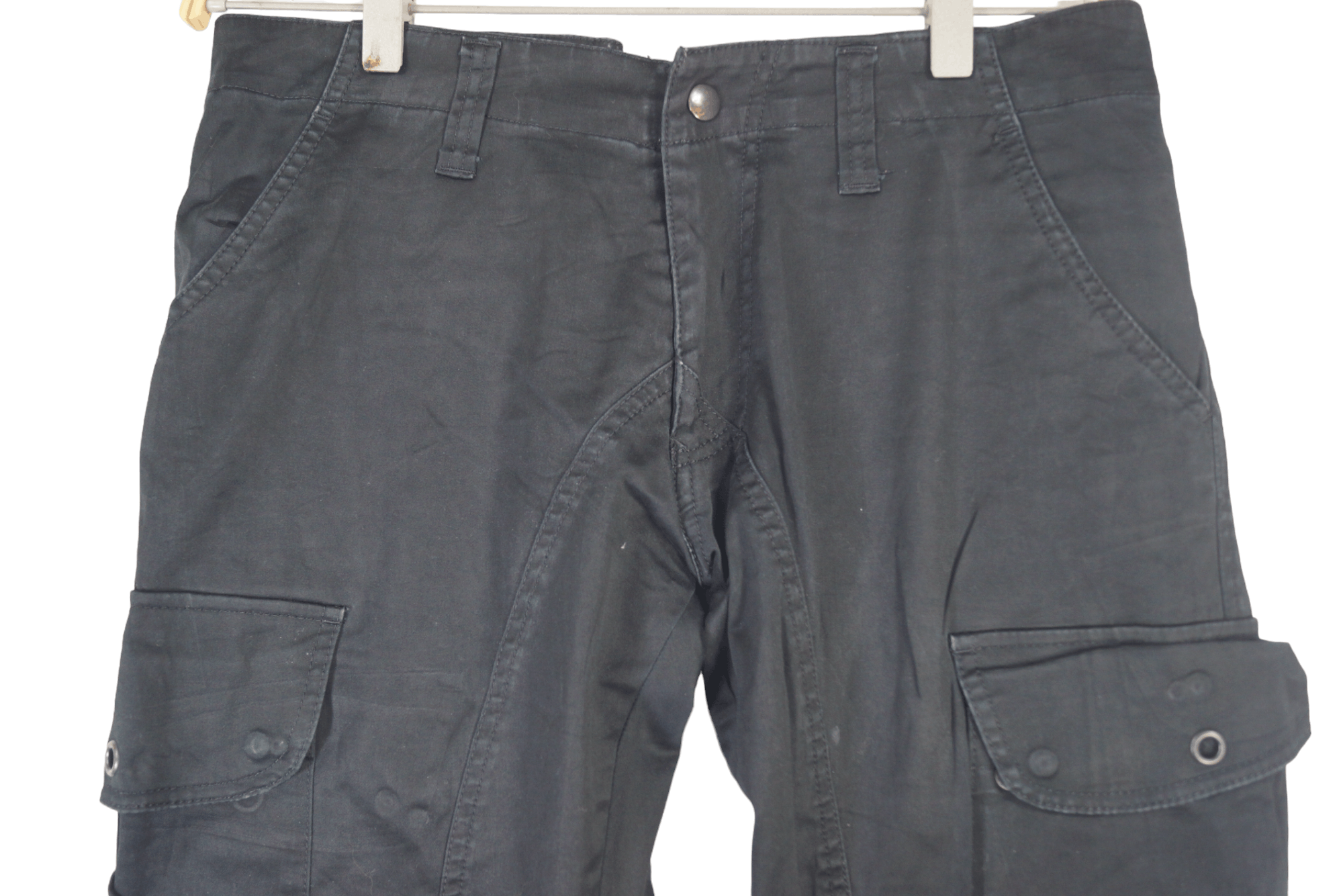 Tete Homme × Vintage Rare Cargo Pants Tete Homme Like Punk Design Size US 34 / EU 50 - 2 Thumbnail