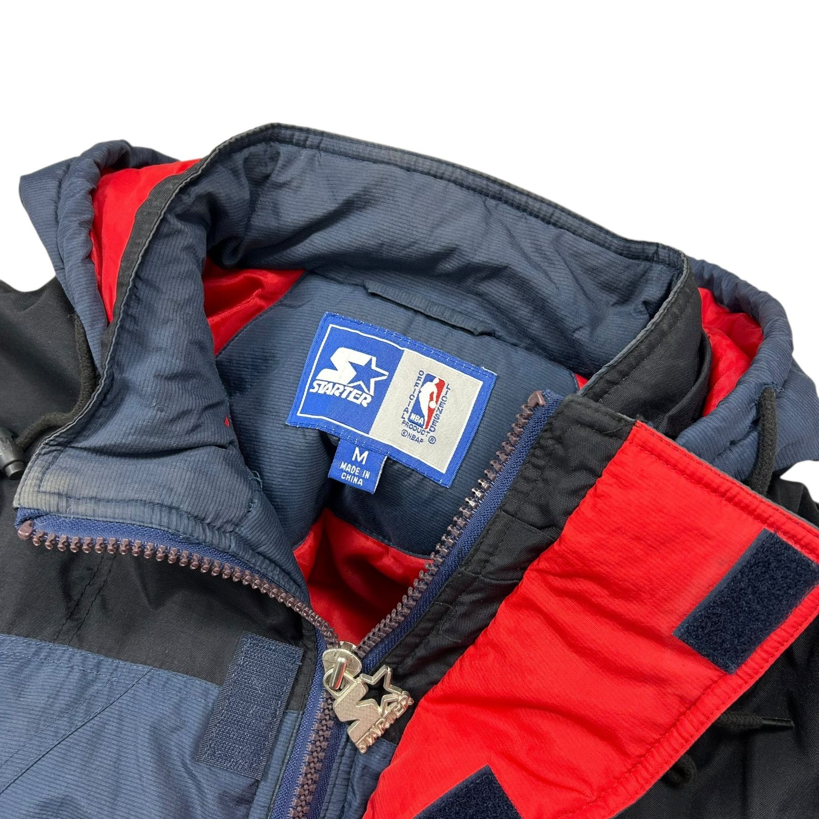 NBA VTG 90s NBA HOUSTON ROCKETS STARTER PUFFER JACKET PULLOVER Size US M / EU 48-50 / 2 - 6 Thumbnail