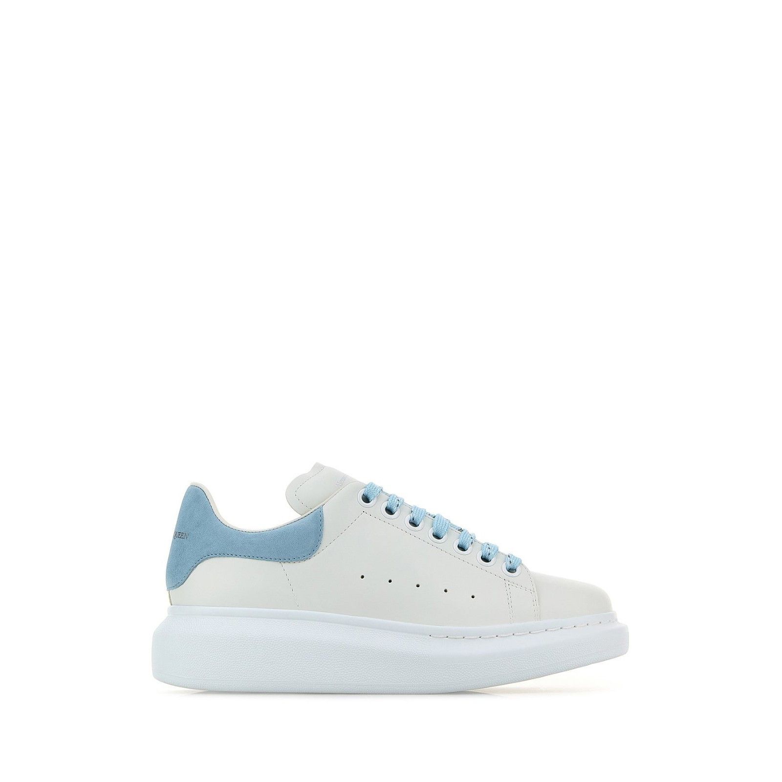 Alexander McQueen ALEXANDER MCQUEEN Oversized Light Blue White Leather Sneaker Size US 10 / IT 40 - 1 Thumbnail