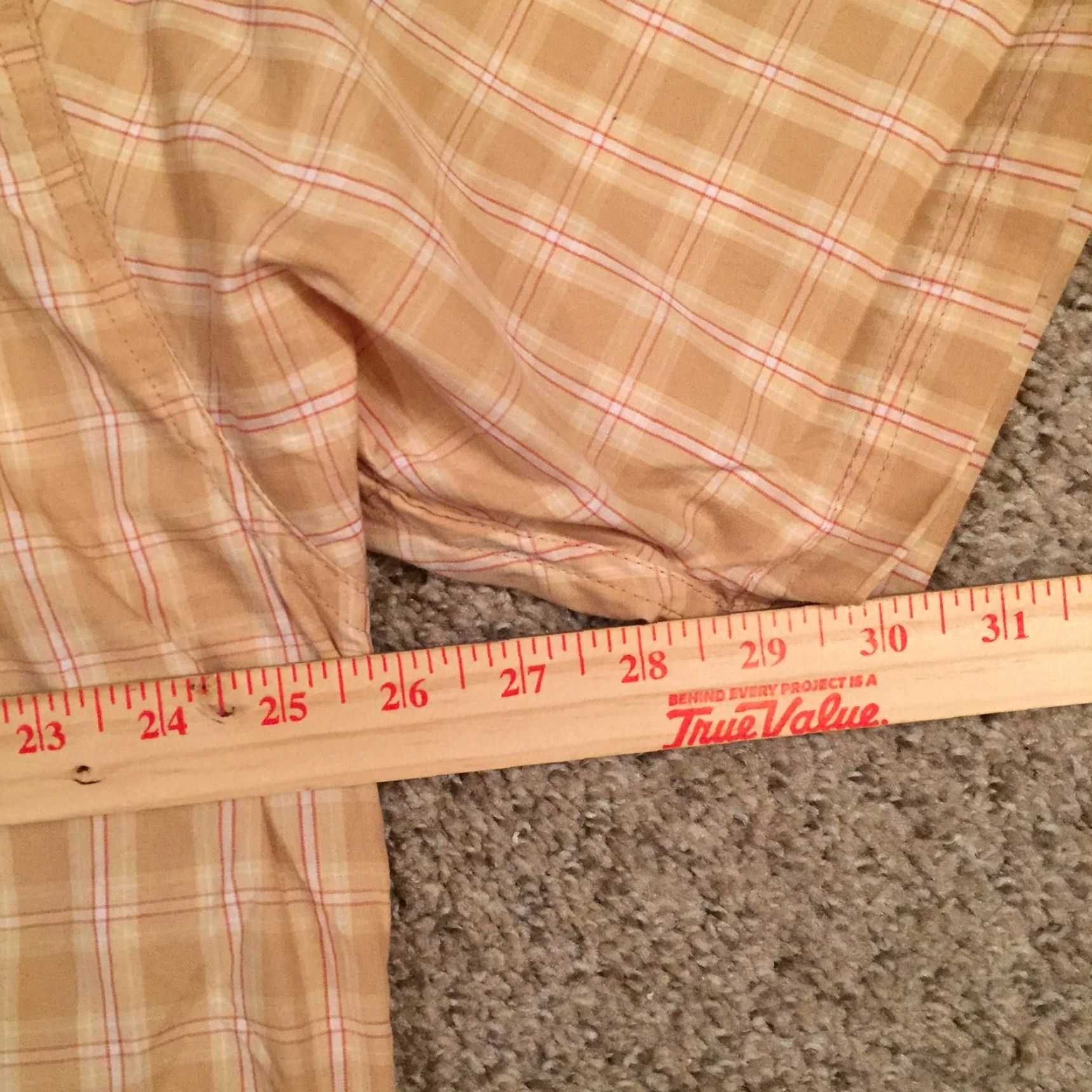 Vintage Wolverine Shirt Mens XL Beige Plaid Short Sleeve Button Up Size US XL / EU 56 / 4 - 7 Thumbnail