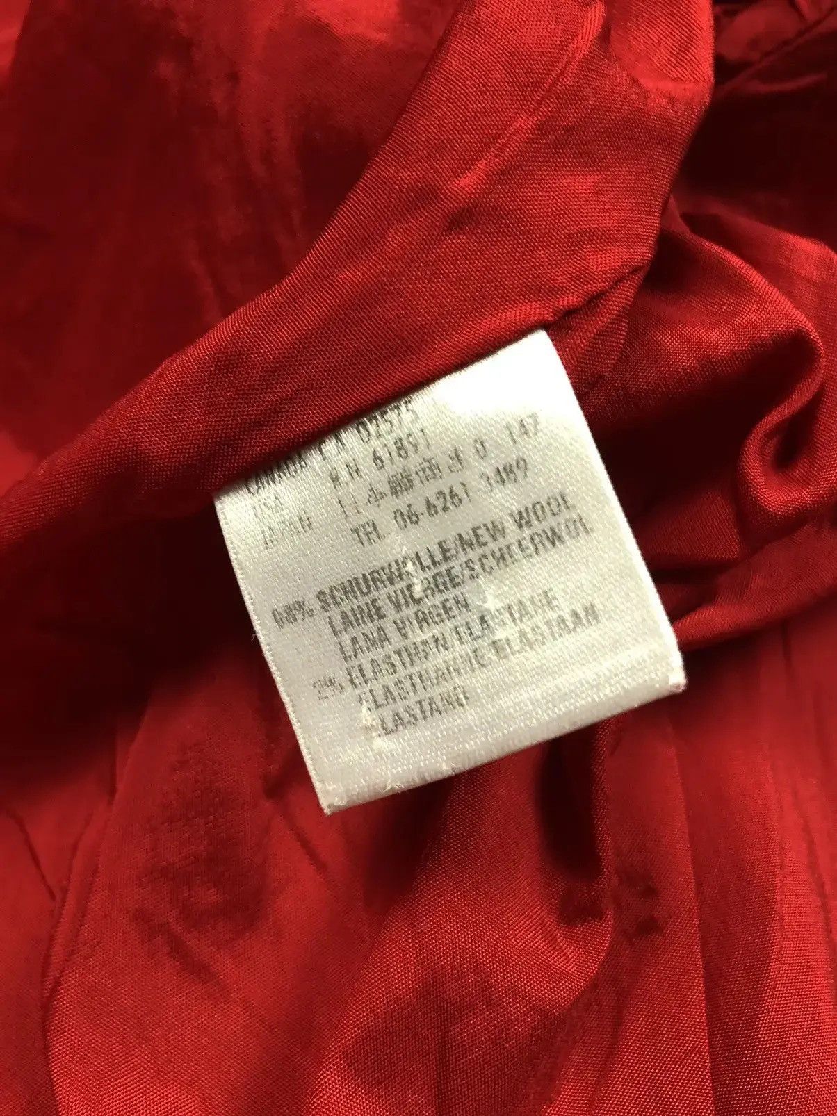 Escada ESCADA Vintage Red Zip Jacket riri Luxury Y2k Streetwear Size S / US 4 / IT 40 - 11 Thumbnail