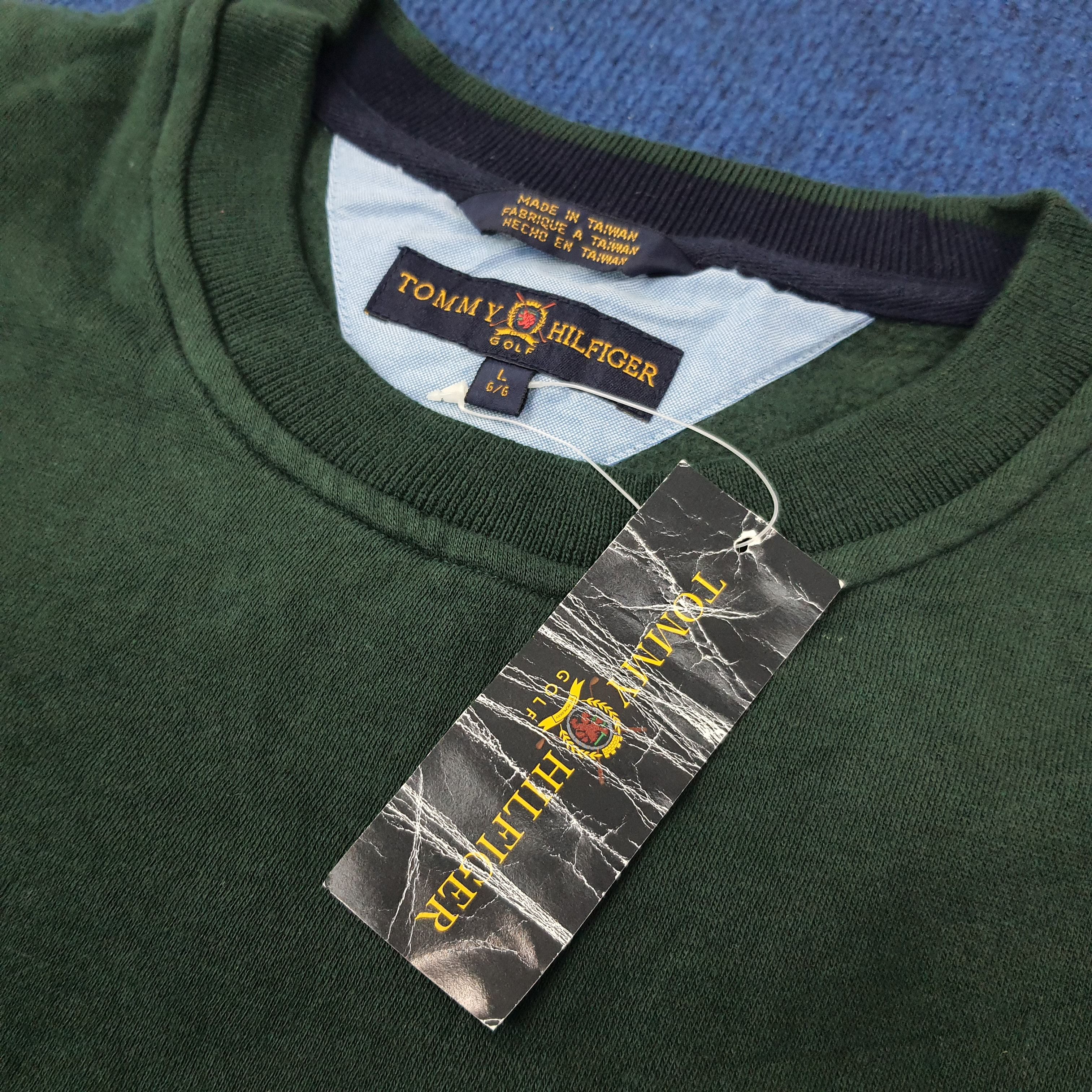 Tommy Hilfiger × Vintage Vintage Tommy Hilfiger Golf Sweatshirt C232N20 Size US L / EU 52-54 / 3 - 6 Thumbnail