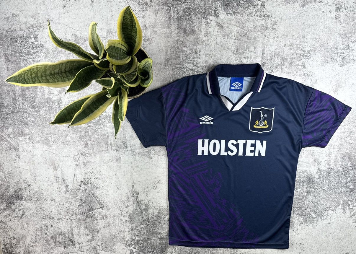 Umbro Tottenham HotSpur 1994 1995 Men’s Umbro Away Soccer Football Shirt Jersey Polo Size US M / EU 48-50 / 2 - 1 Thumbnail