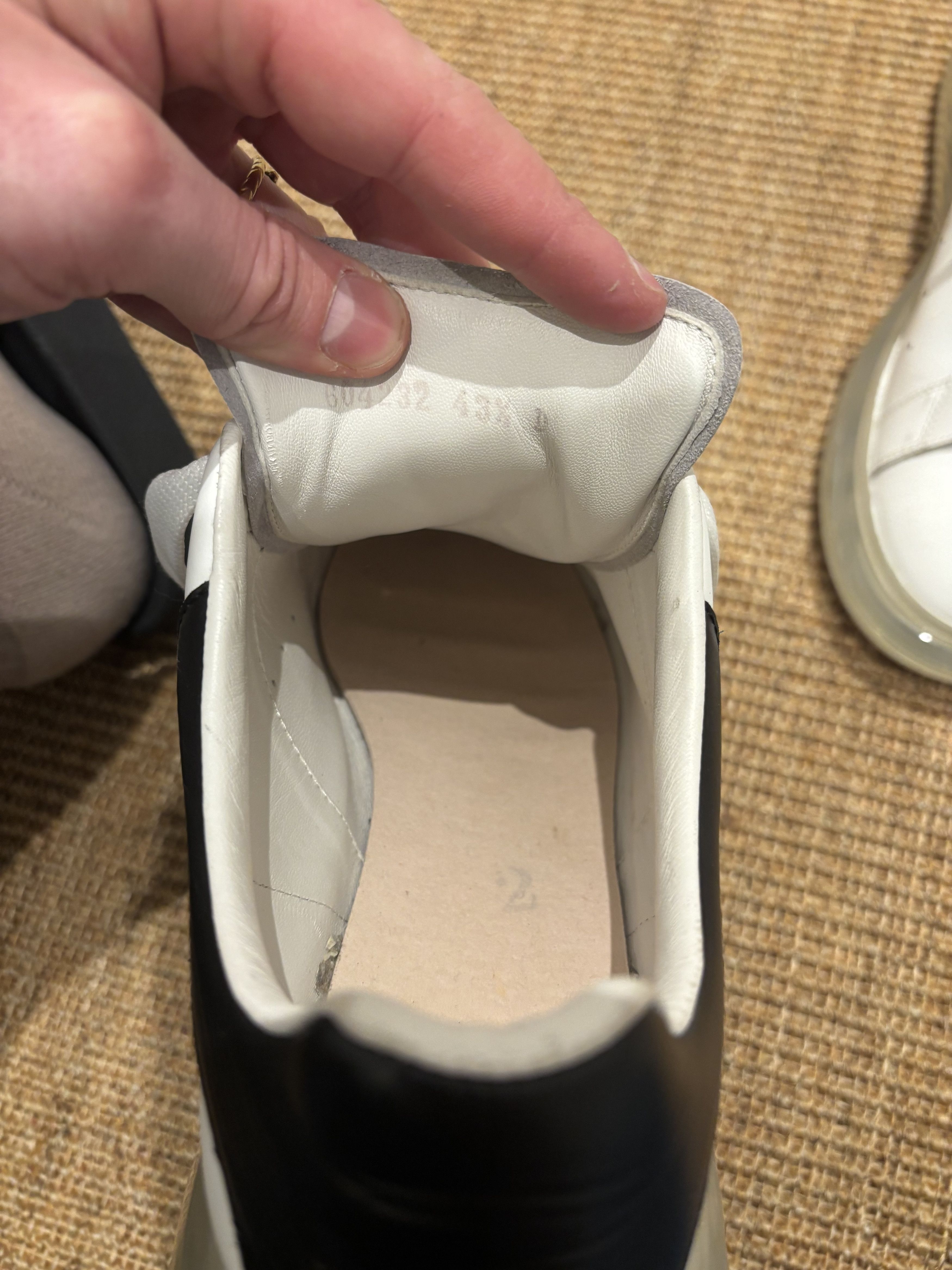 Alexander McQueen Basket de luxe Alexander McQueen oversize blanc et bleu Size US 10.5 / EU 43-44 - 16 Thumbnail
