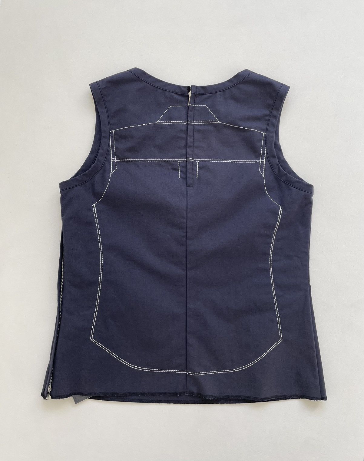 Comme des Garcons S/S 10 ‘Shirt Illusion’ Blouse Top Size S / US 4 / IT 40 - 15 Thumbnail