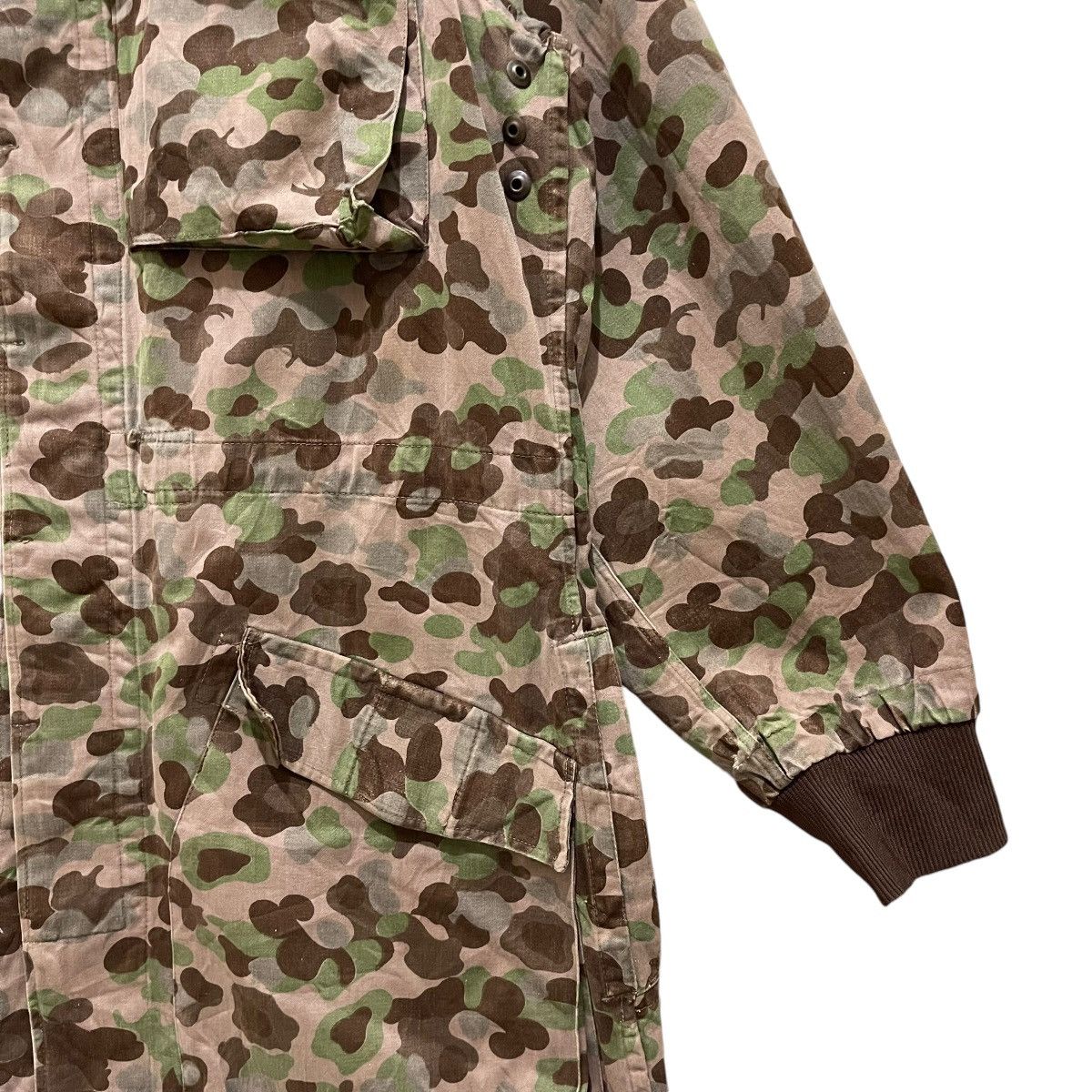 Vintage Vintage 70s USSR Camouflage Army Military Parka Jacket Size US L / EU 52-54 / 3 - 6 Thumbnail