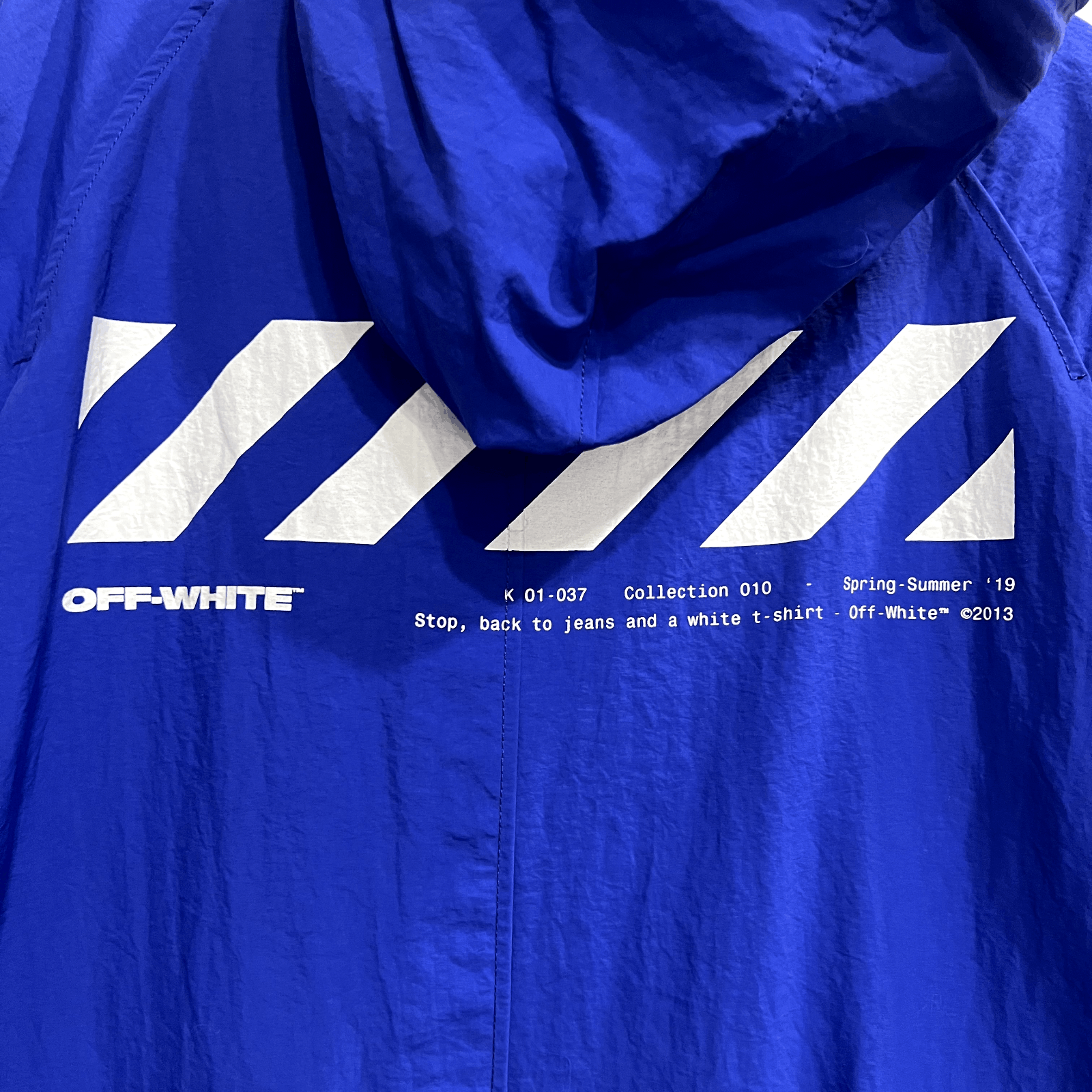 Off-White $1215 NWT Midi Trench Diag Raincoat Jacket Size US XL / EU 56 / 4 - 7 Thumbnail