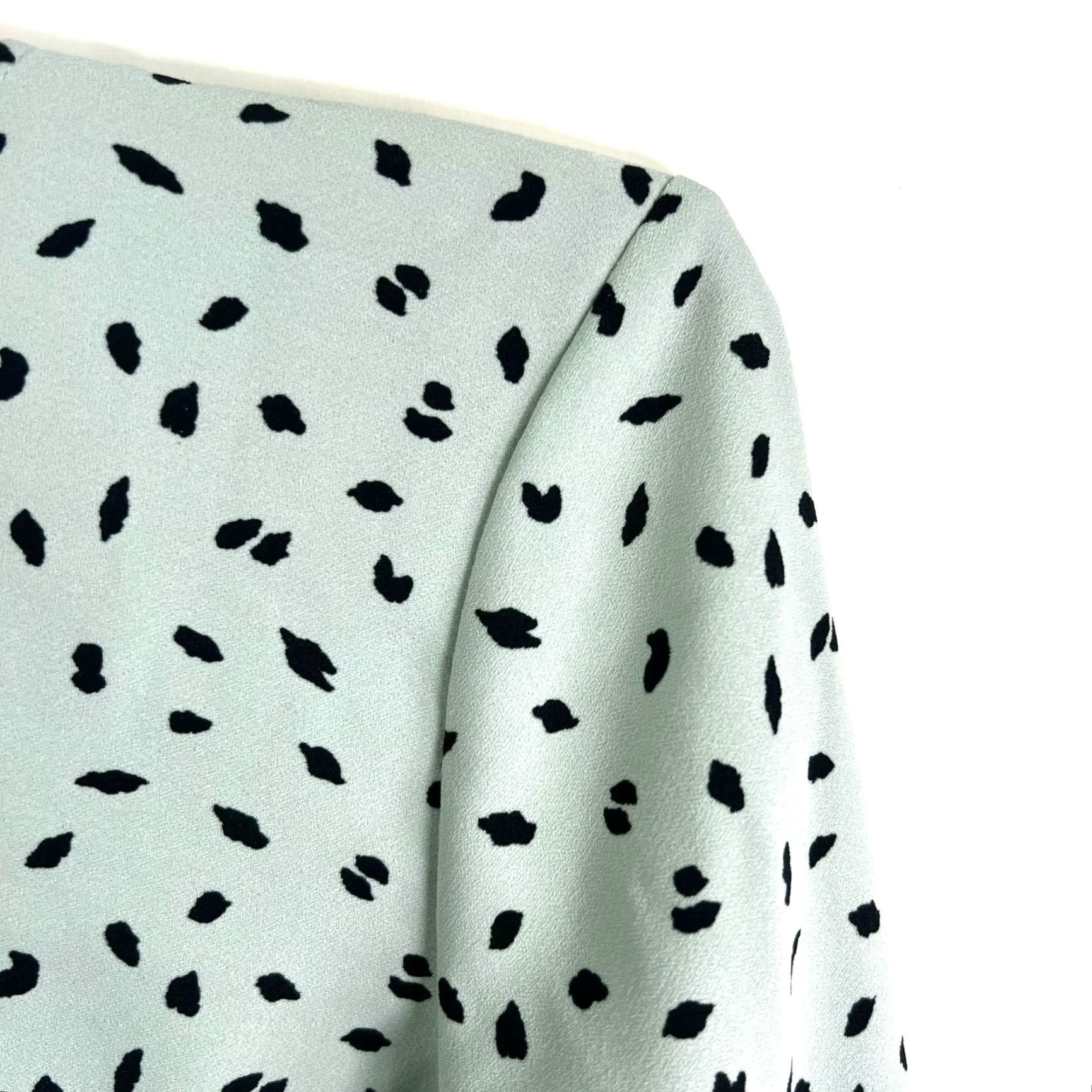 H&M H&M Polka Dot Blouse Pullover Size 8 Mint Green Womens Size M / US 6-8 / IT 42-44 - 5 Thumbnail