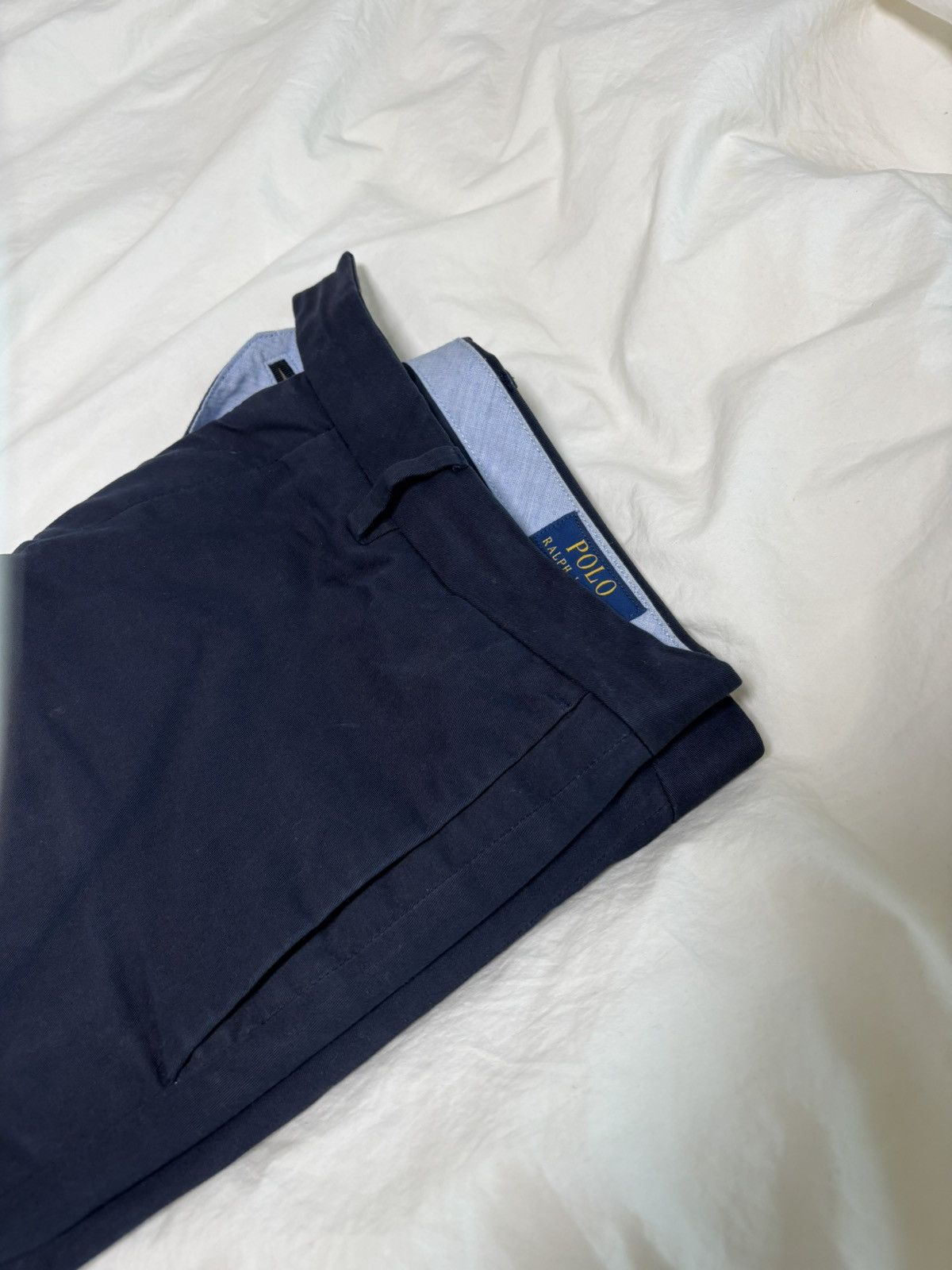 Polo Ralph Lauren Polo Ralph Lauren Navy Cotton Pants Size US 30 / EU 46 - 1 Thumbnail