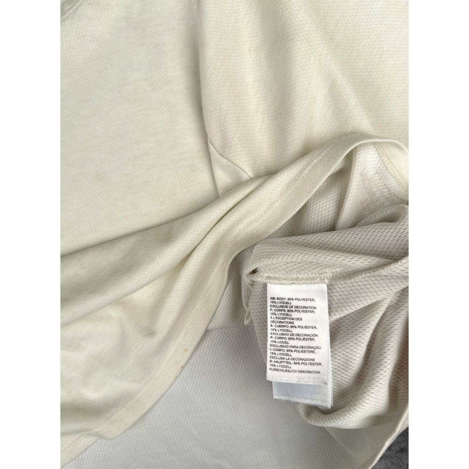 The North Face The North Face Women's Shirt XL Ivory Short Sleeve Cropped T-Shirt Cotton Blend Casual Sports Size XL / US 12-14 / IT 48-50 - 7 Thumbnail