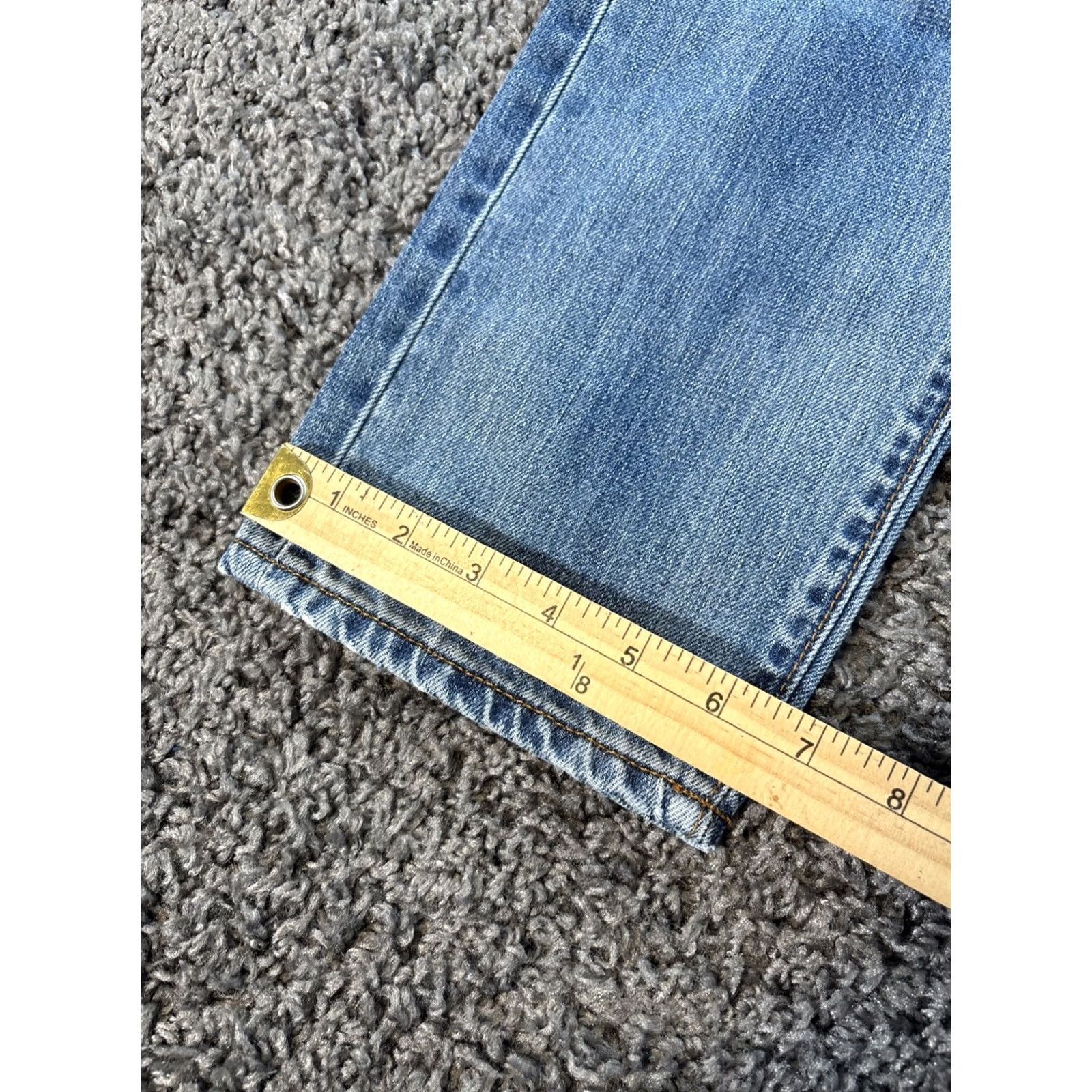 Gap VINTAGE Gap 1969 Jeans Womens 30x27 Light Wash Mid Rise Distressed Boyfriend Jeans Woman Size 30" / US 8 / IT 44 - 3 Thumbnail