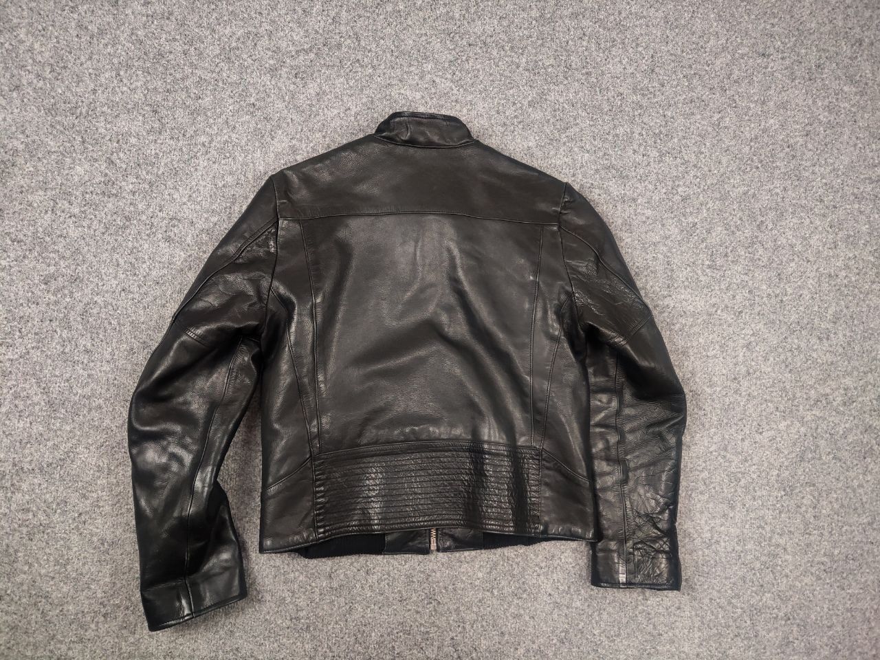 Vintage Warson Vintage Speed Black Leather Retro Motorcycle jacket Size US M / EU 48-50 / 2 - 9 Thumbnail