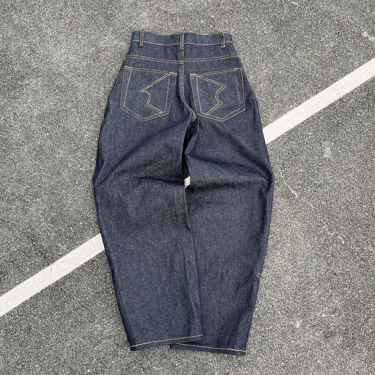 Other Raw denim double knee baggy Size US 33 - 4 Thumbnail