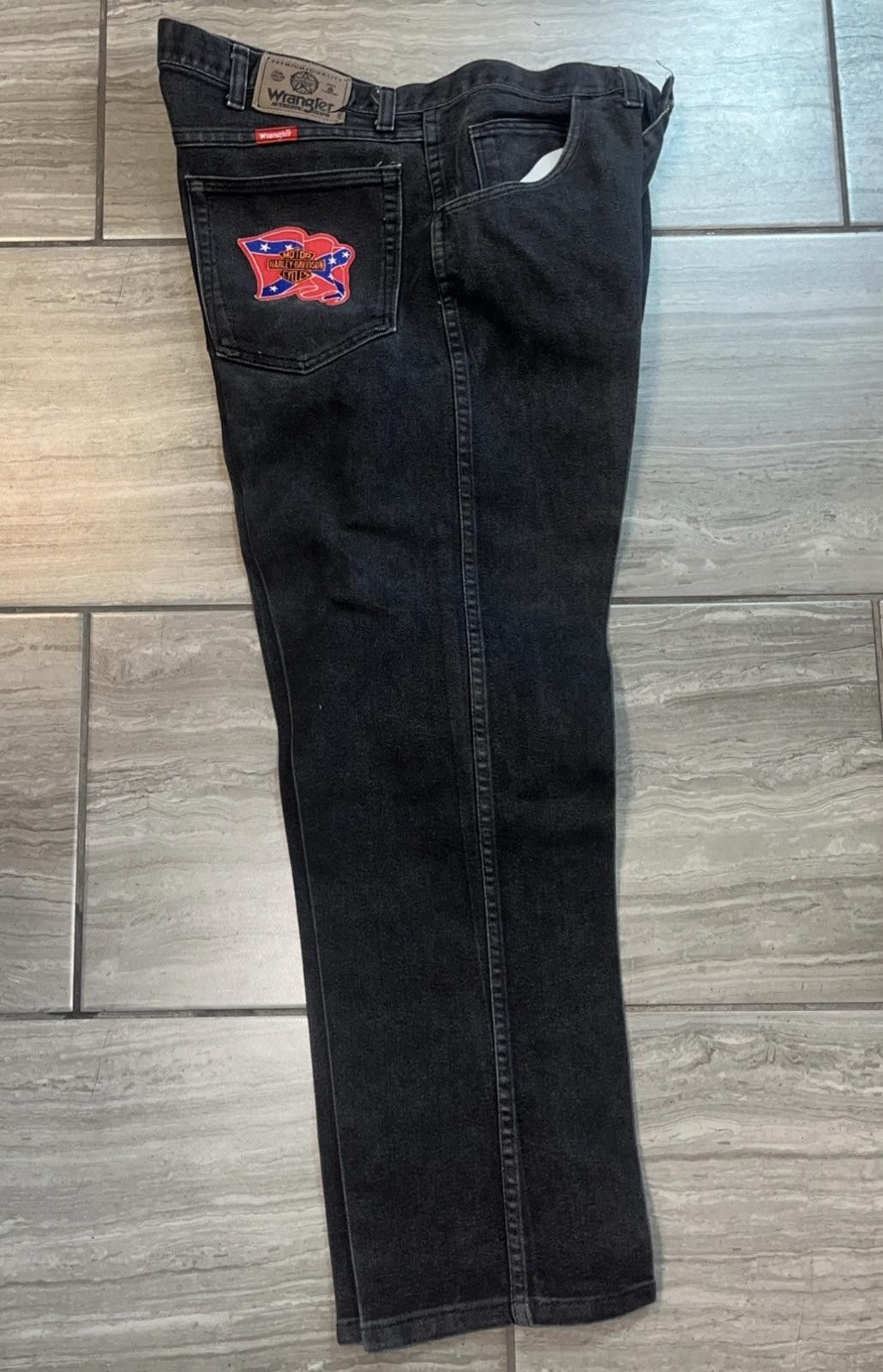 Wrangler Wrangler Harley Davidson Black Jeans Size 36x30 Size US 36 / EU 52 - 1 Thumbnail