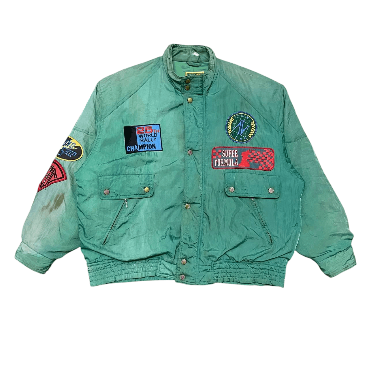 Formula 1 Vintage Formula 1 Grand Ships Rally Bomber Jacket Size US M / EU 48-50 / 2 - 1 Thumbnail