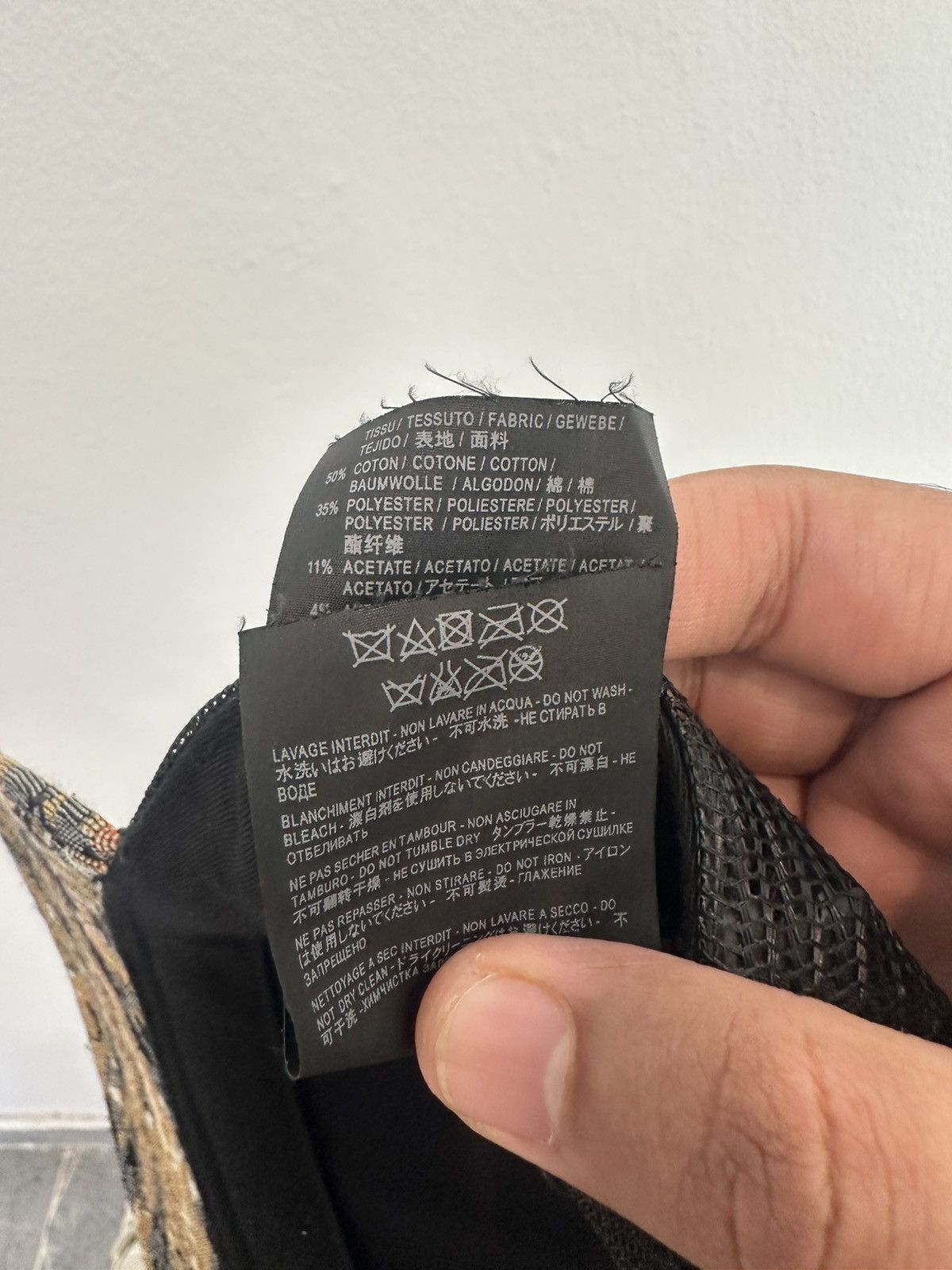 Saint Laurent Paris SS16 Saint Laurent Surf Sound Moon Landing Cap/Hat Size ONE SIZE - 6 Thumbnail