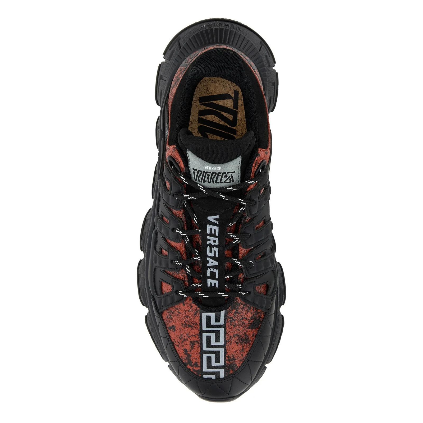 Versace VERSACE Two-tone Leather Sneakers New And Authentic (Men's s Size US 11 / EU 44 - 4 Thumbnail