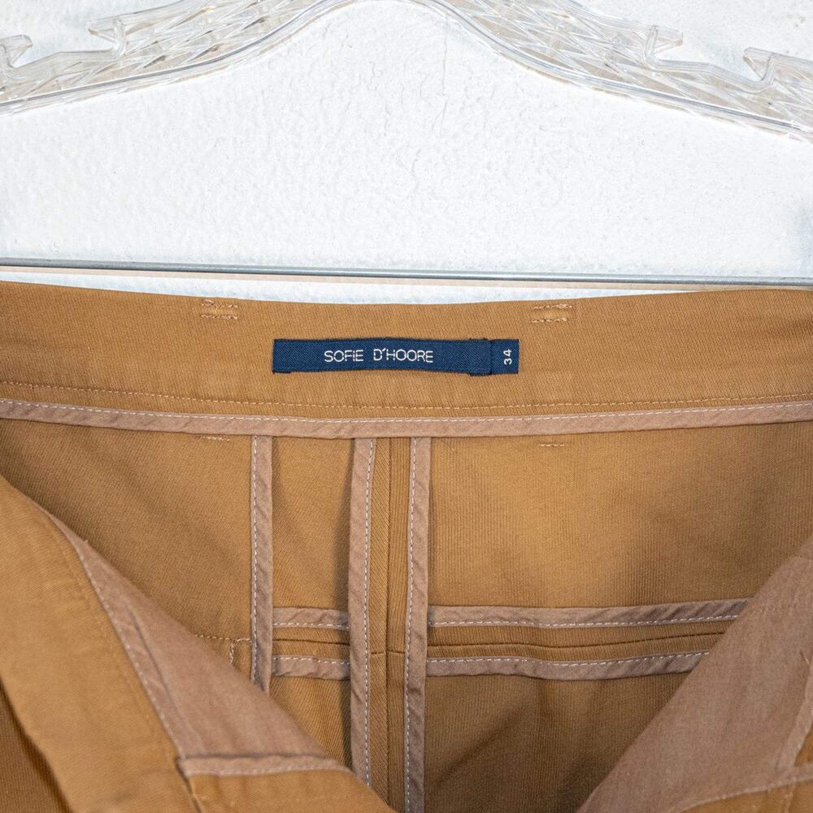 SOFIE D'HOORE Sofie D'Hoore Trouser Pants Ankle cuff Khaki brown 34IT Size 28" / US 6 / IT 42 - 3 Thumbnail