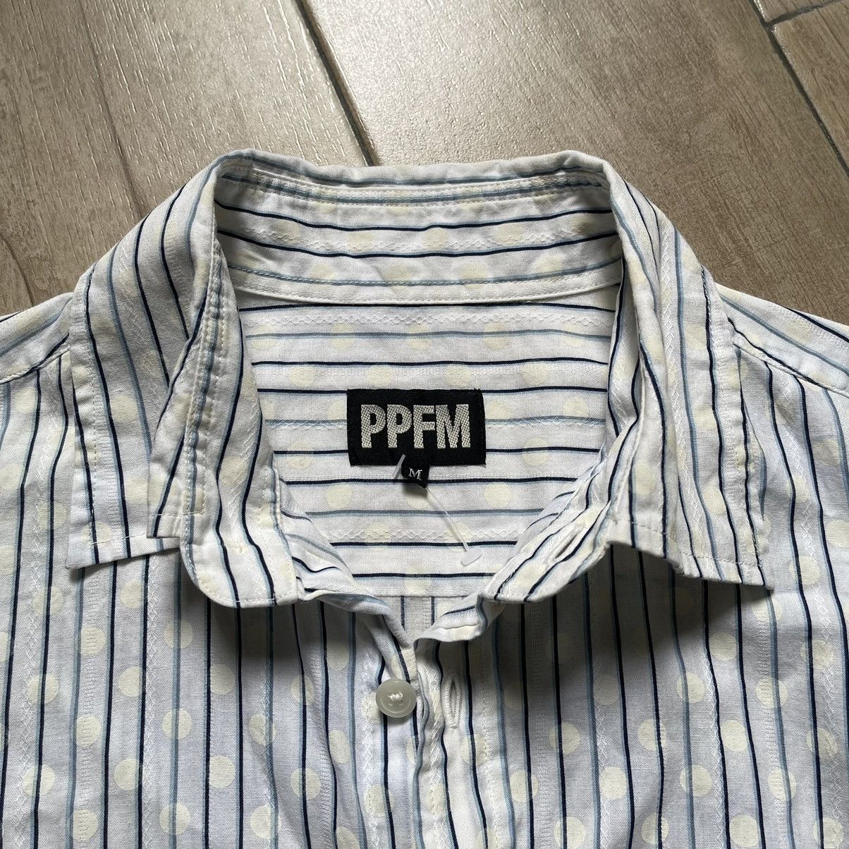 Designer × Japanese Brand × PPFM PPFM Polcadot stripe button up Size US M / EU 48-50 / 2 - 3 Thumbnail