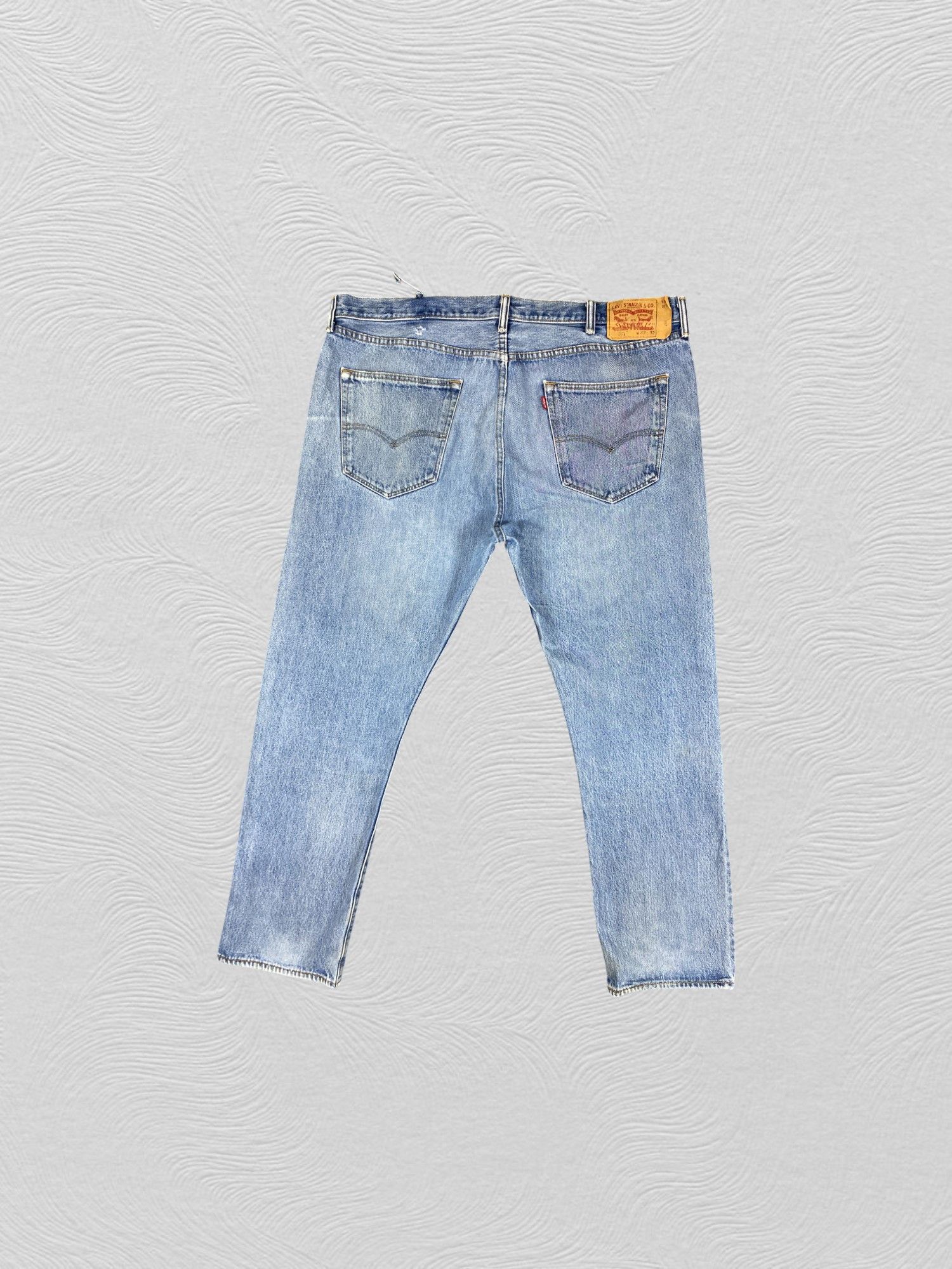 Japanese Brand Ripped Dirty Blue Vintage Levi's 501 32x30.5 Denim -JN2262 Size US 32 / EU 48 - 2 Thumbnail