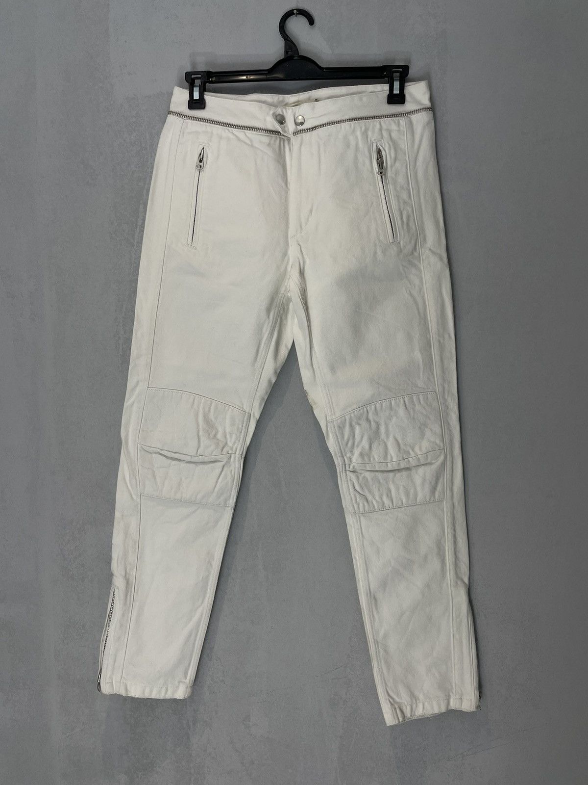 H&M × Isabel Marant H&M x Isabel Marant biker white jeans Size US 32 / EU 48 - 4 Thumbnail