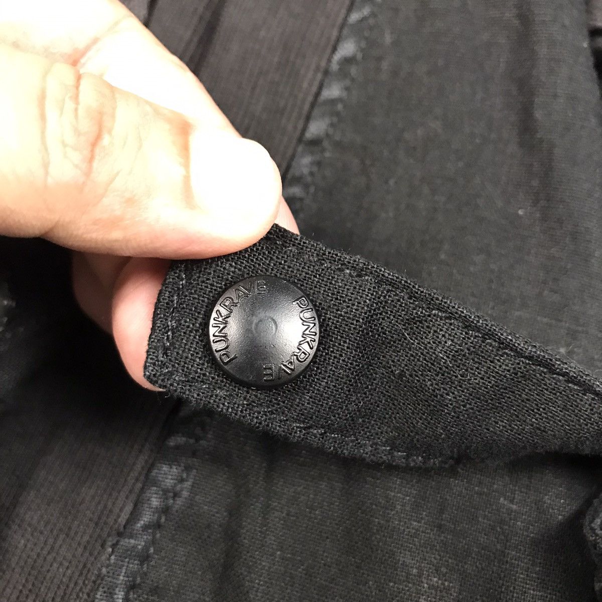 Designer × Japanese Brand PUNK RAVE DISTRESSED BLACK PUNK BUTTON BONDAGE JACKET Size M / US 6-8 / IT 42-44 - 16 Thumbnail