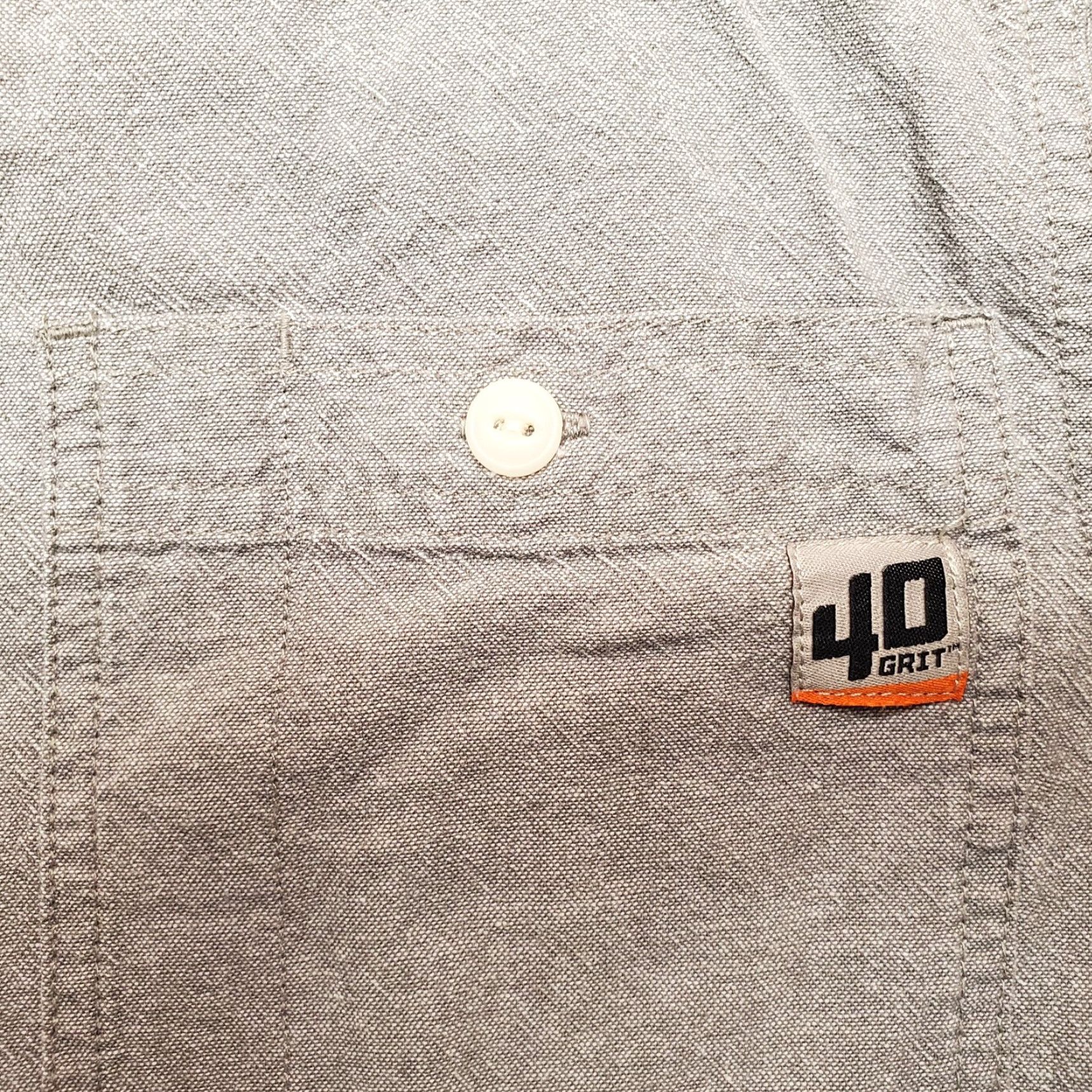 Vintage Duluth Trading 40 Grit Shirt Mens Small Gray Long Sleeve Outdoor Casual Workwear Shirt Size US S / EU 44-46 / 1 - 5 Thumbnail