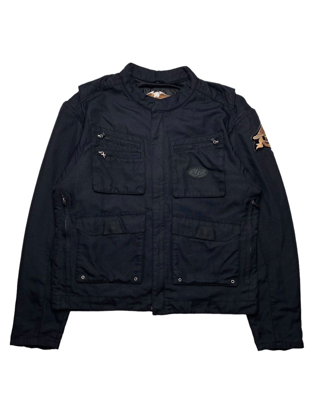 14th Addiction 2000s Harley Davidson - Detachable Cargo Jacket Size US L / EU 52-54 / 3 - 3 Thumbnail