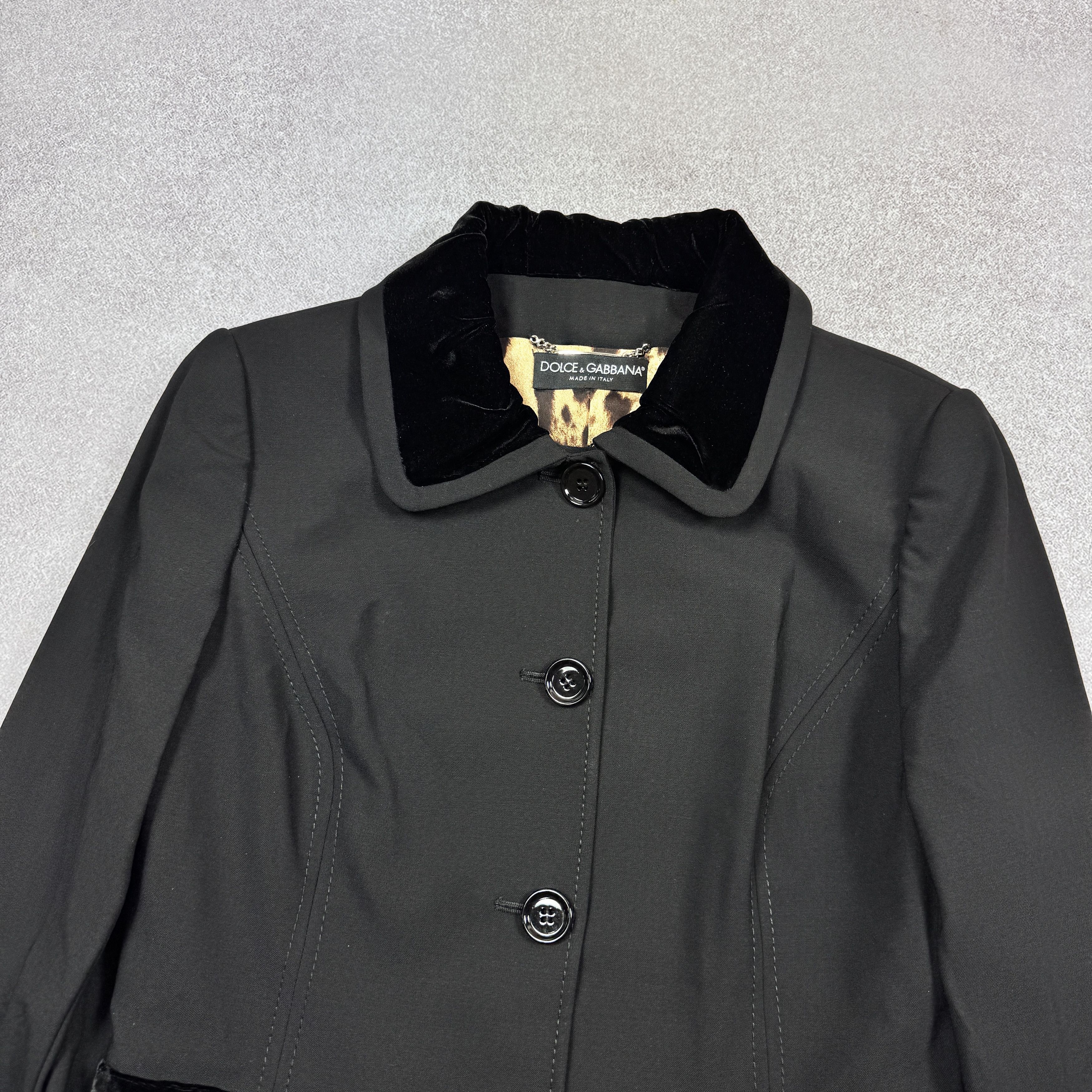 Dolce & Gabbana Authentic Dolce & Gabbana Wool Black Suit Size 44 / M - L Size M / US 6-8 / IT 42-44 - 7 Thumbnail