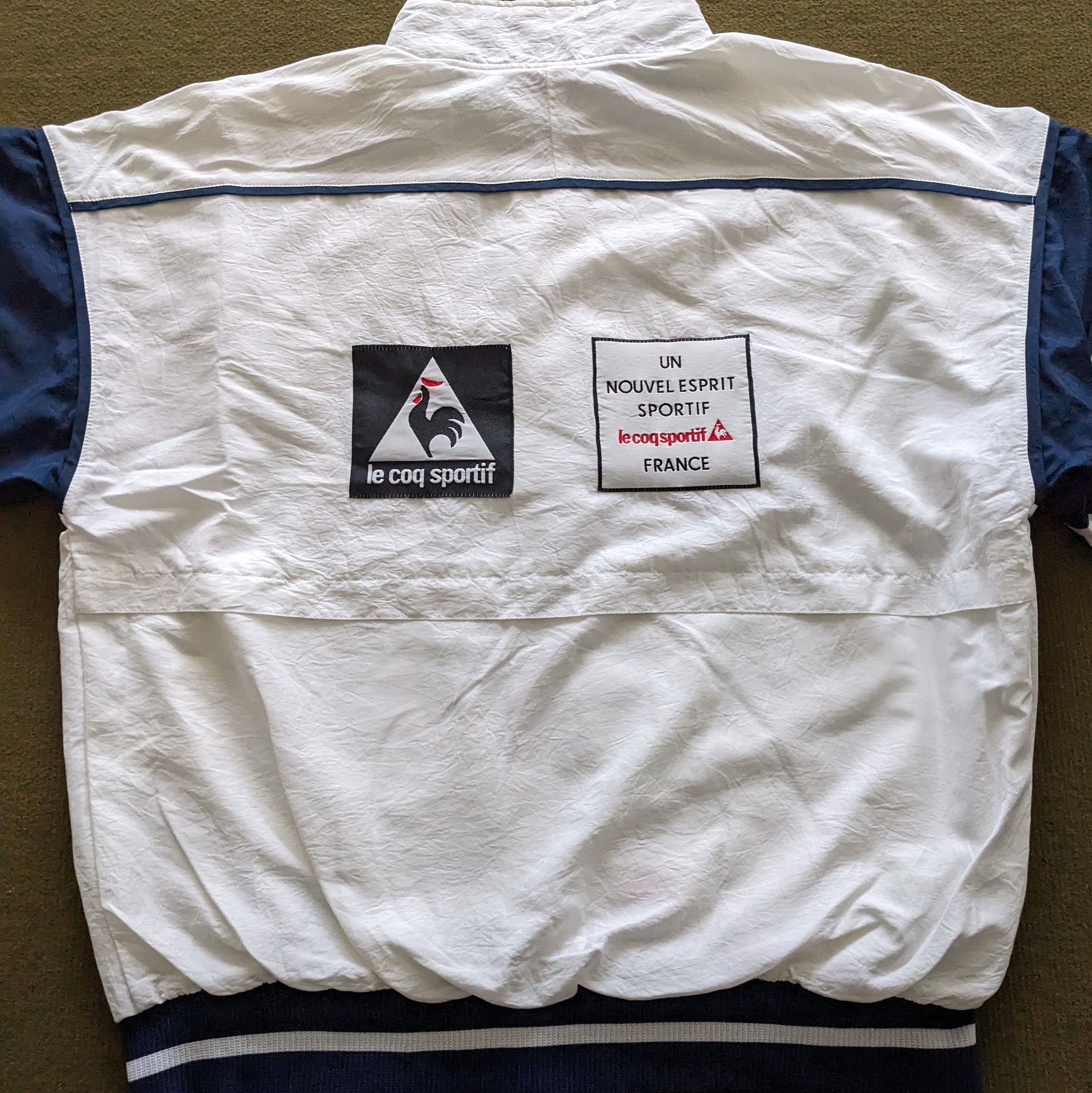 Le Coq Sportif Vintage Le Coq Sportif Windbreaker Jacket Size US L / EU 52-54 / 3 - 2 Thumbnail